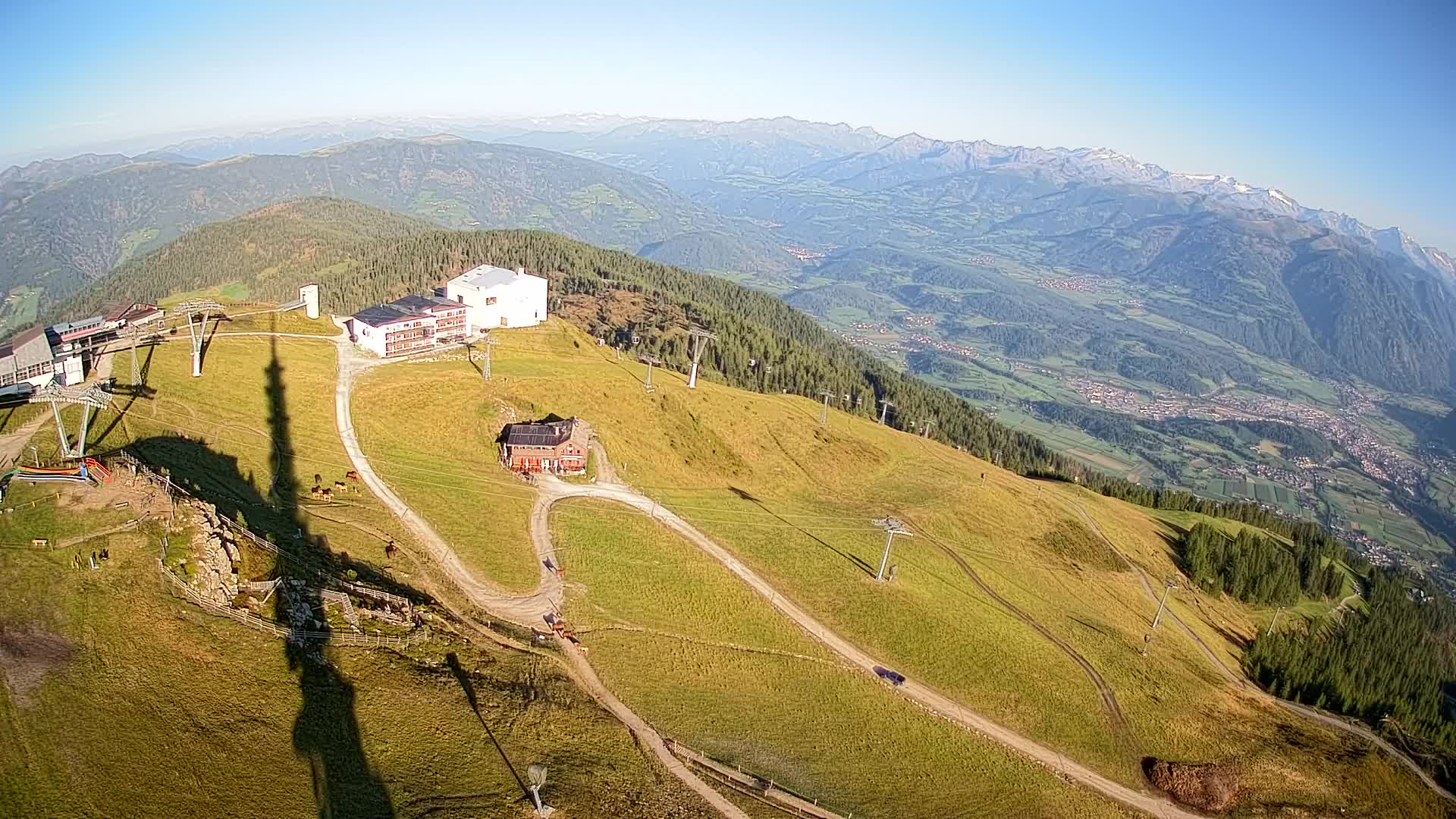 Smučišče Kronplatz – vrh | pogled na Bruneck