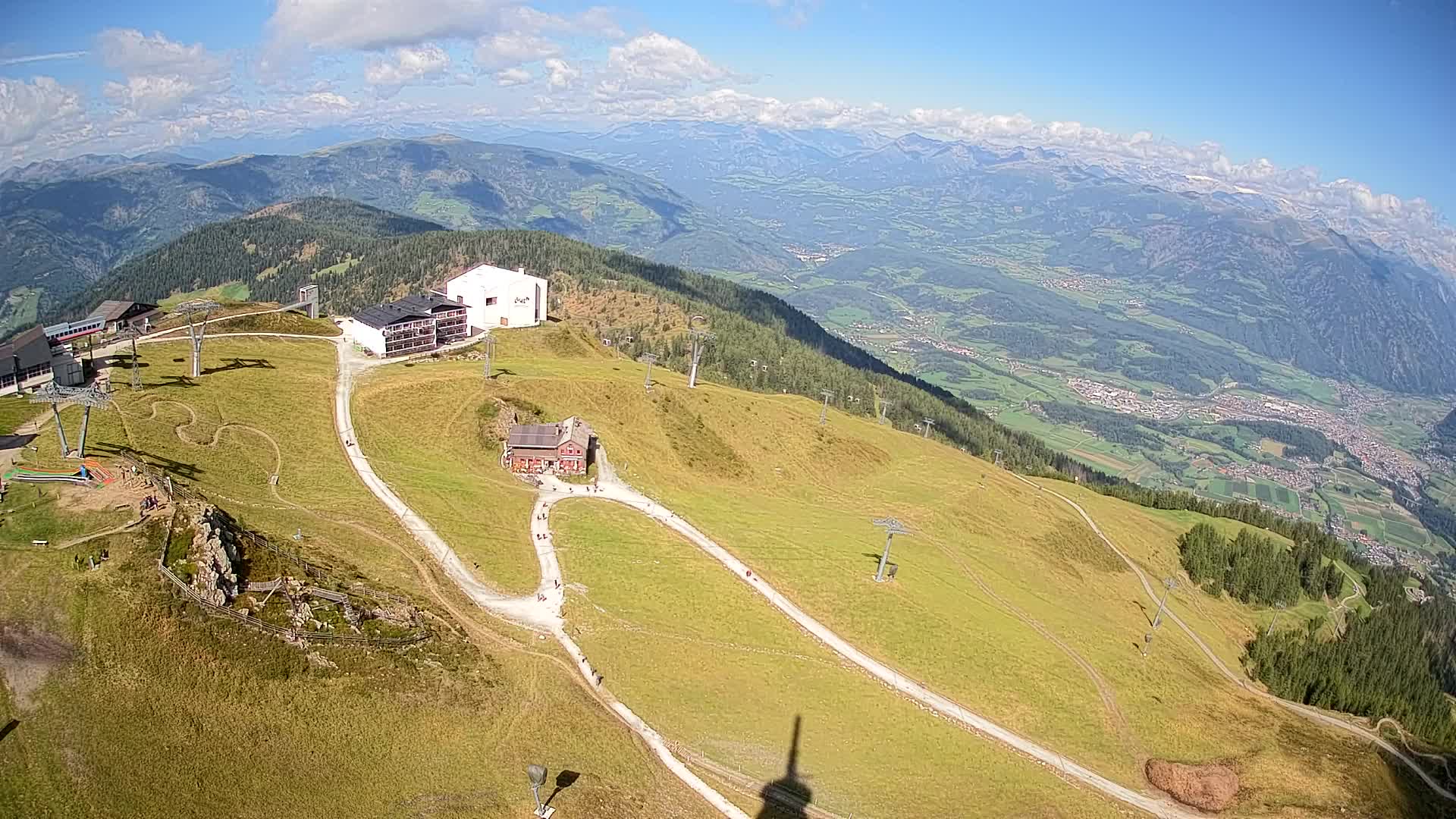 Kronplatz peak Ski resort | view to Bruneck