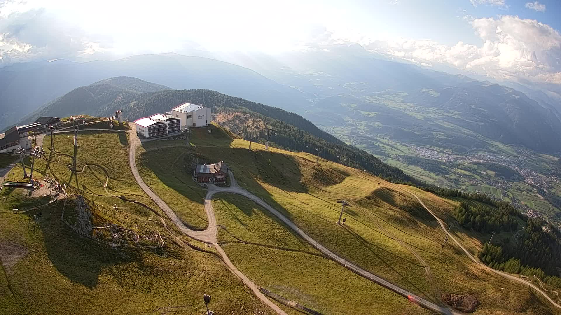 Kronplatz peak Ski resort | view to Bruneck