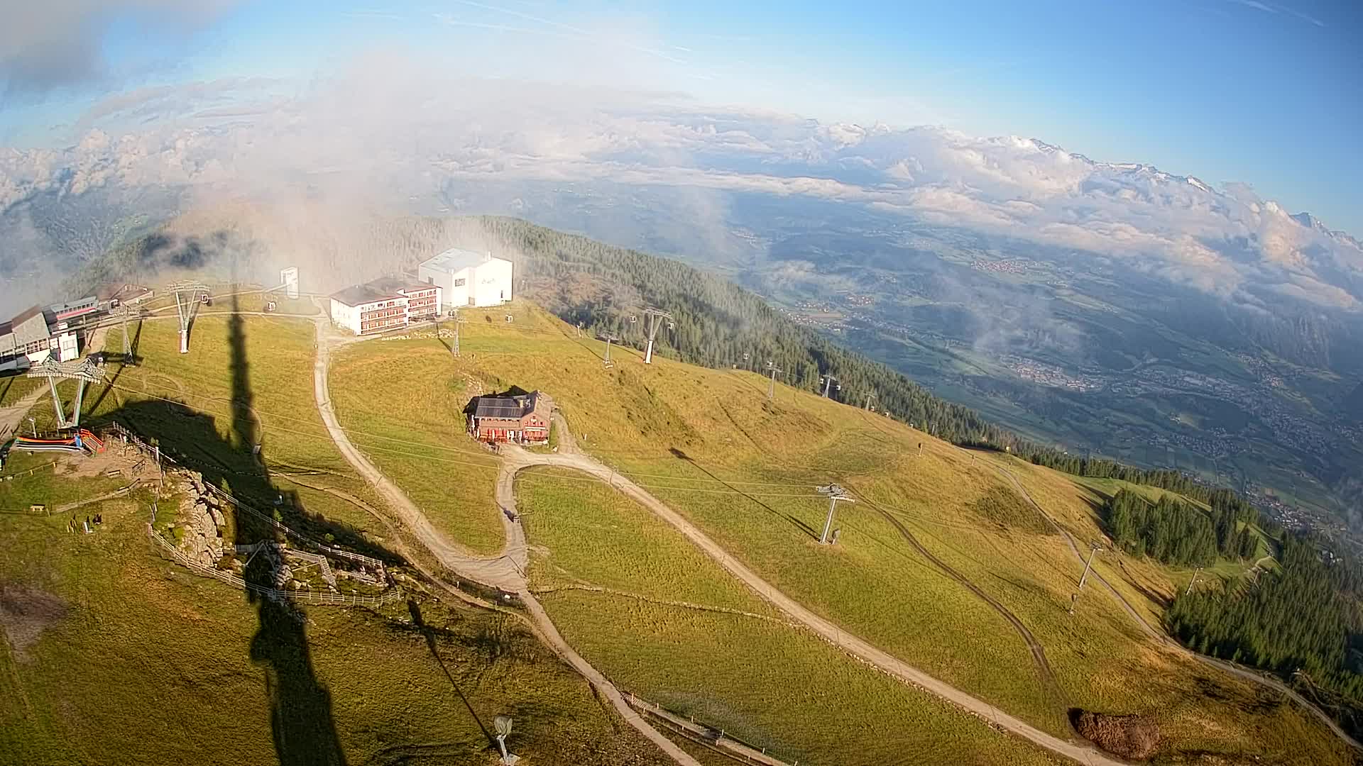 Smučišče Kronplatz – vrh | pogled na Bruneck