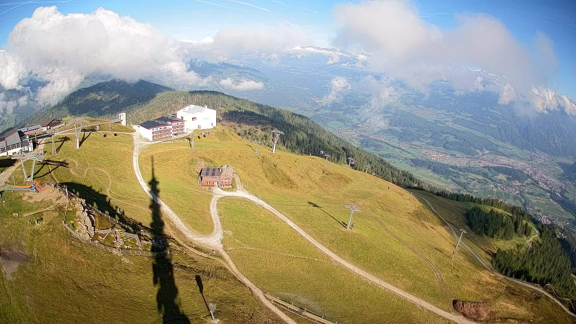 Stazione sciistica di Plan de Corones | vista su Brunico