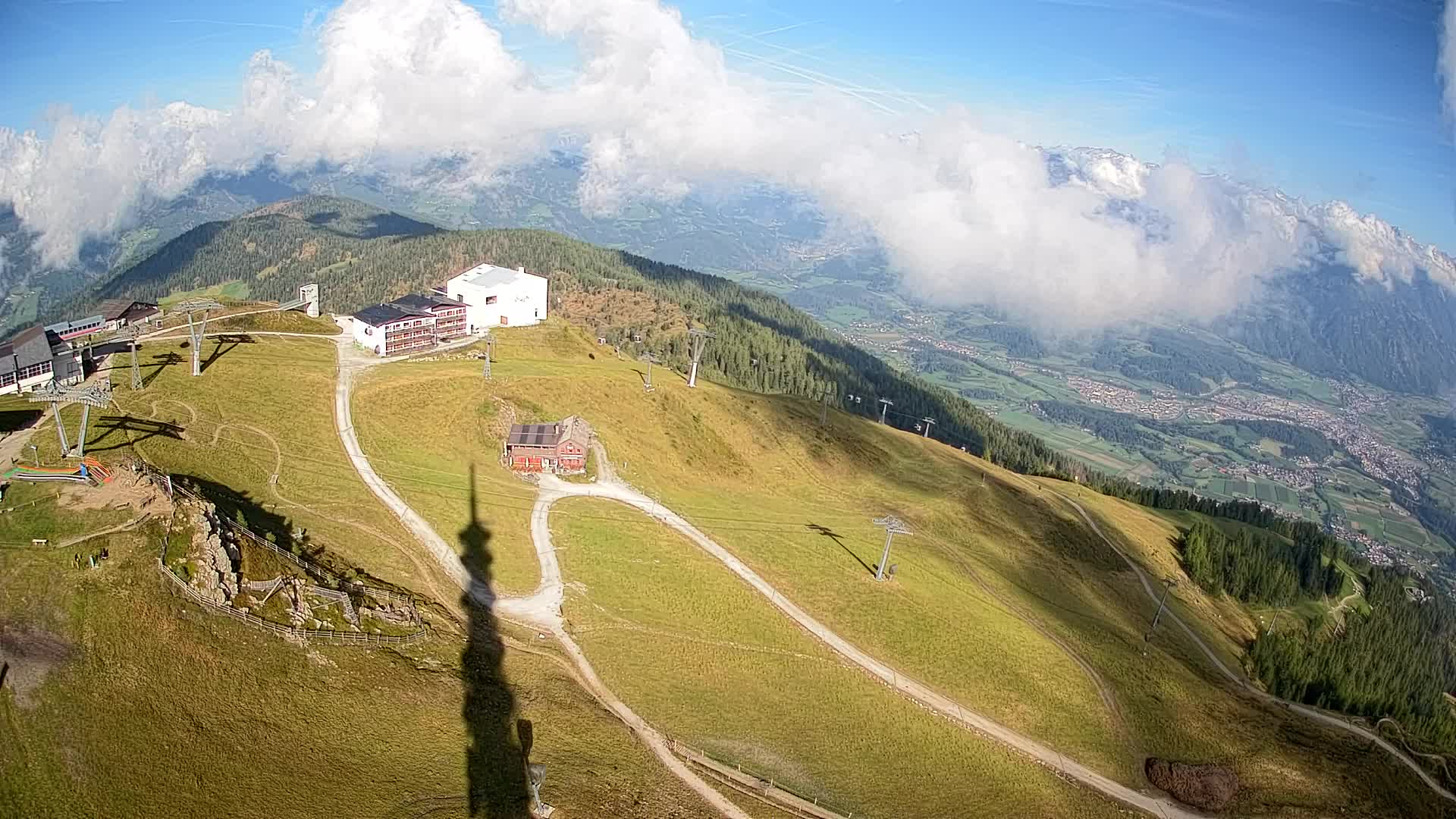 Kronplatz peak Ski resort | view to Bruneck