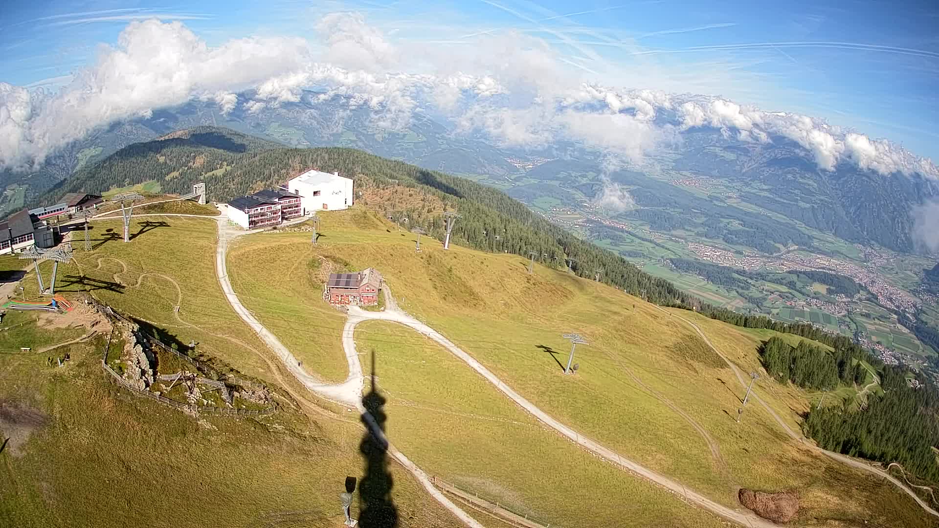 Kronplatz peak Ski resort | view to Bruneck