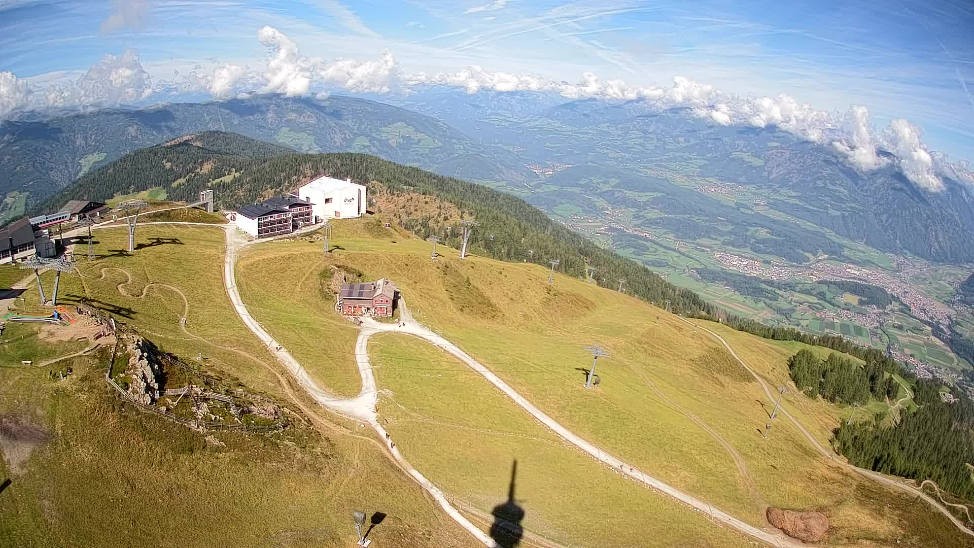 Kronplatz peak Ski resort | view to Bruneck
