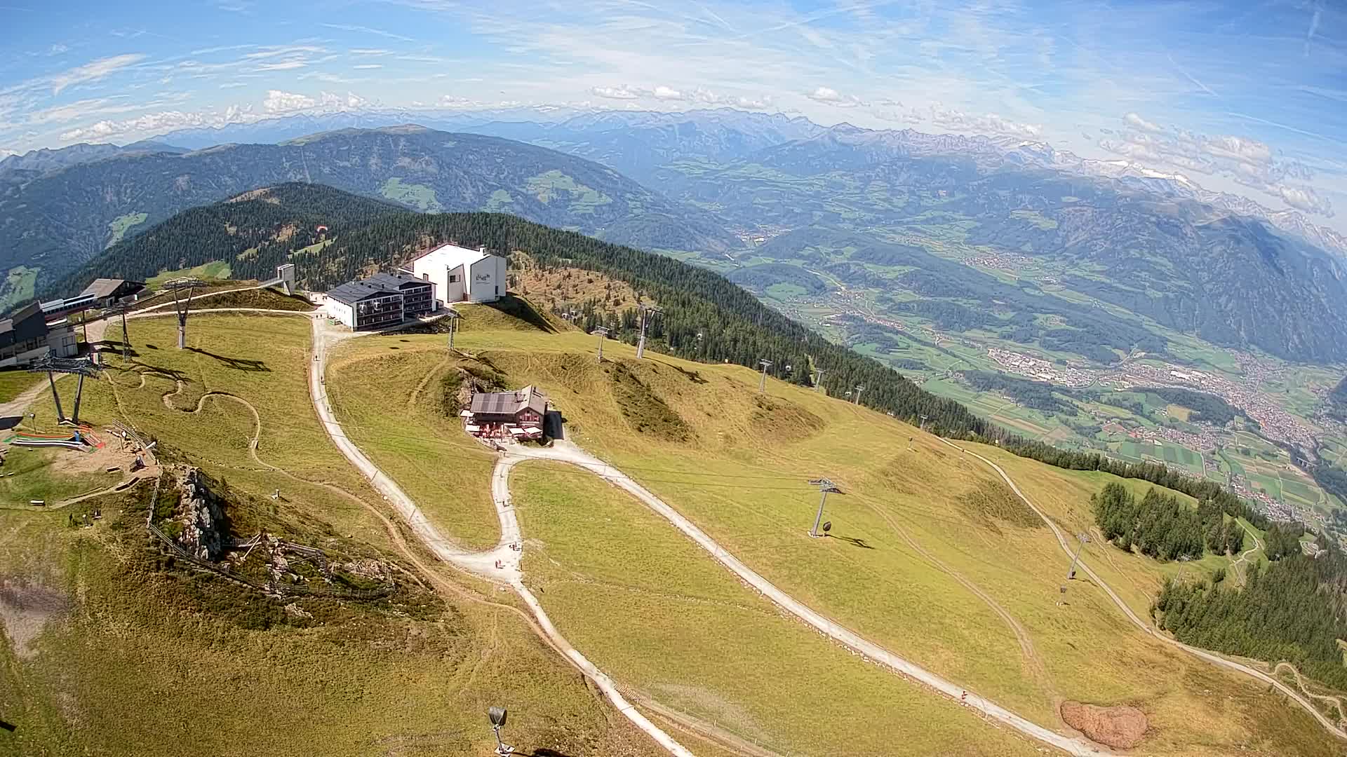Smučišče Kronplatz – vrh | pogled na Bruneck