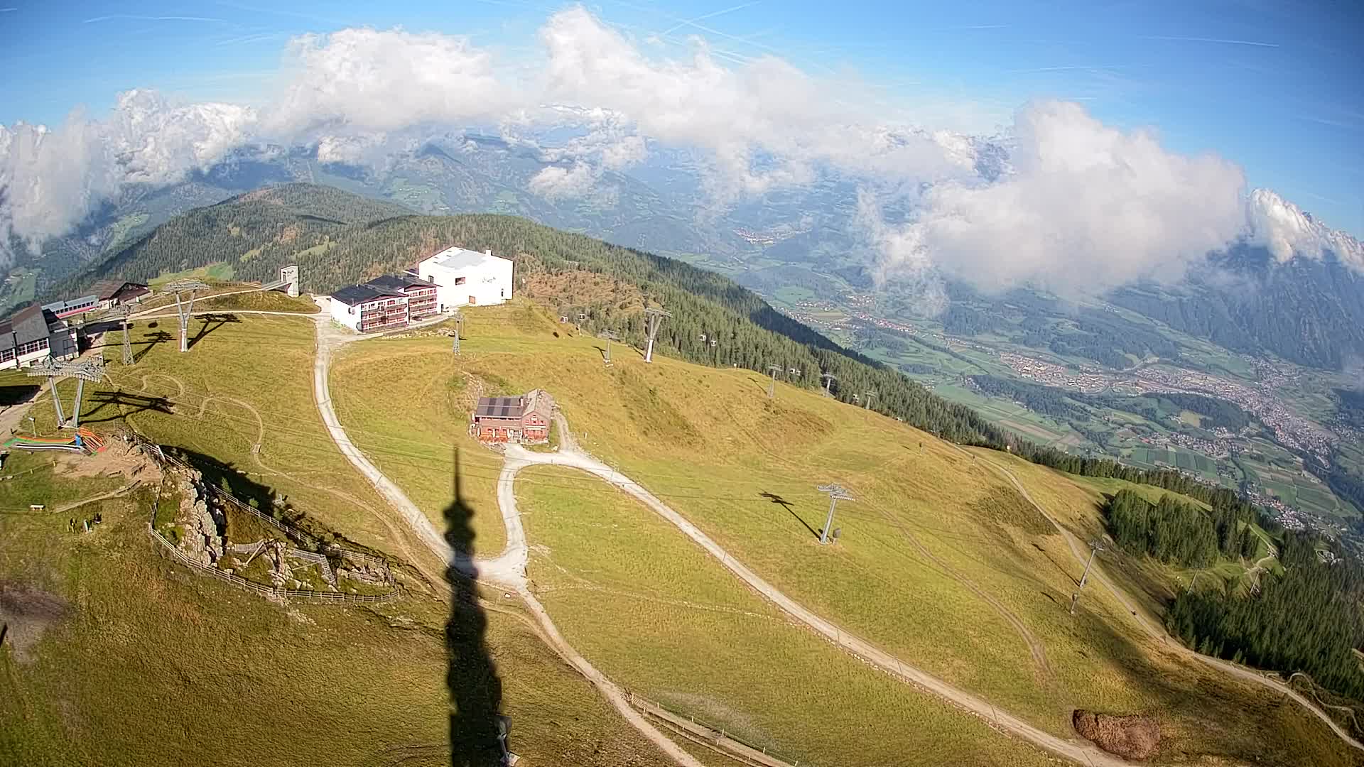 Kronplatz peak Ski resort | view to Bruneck