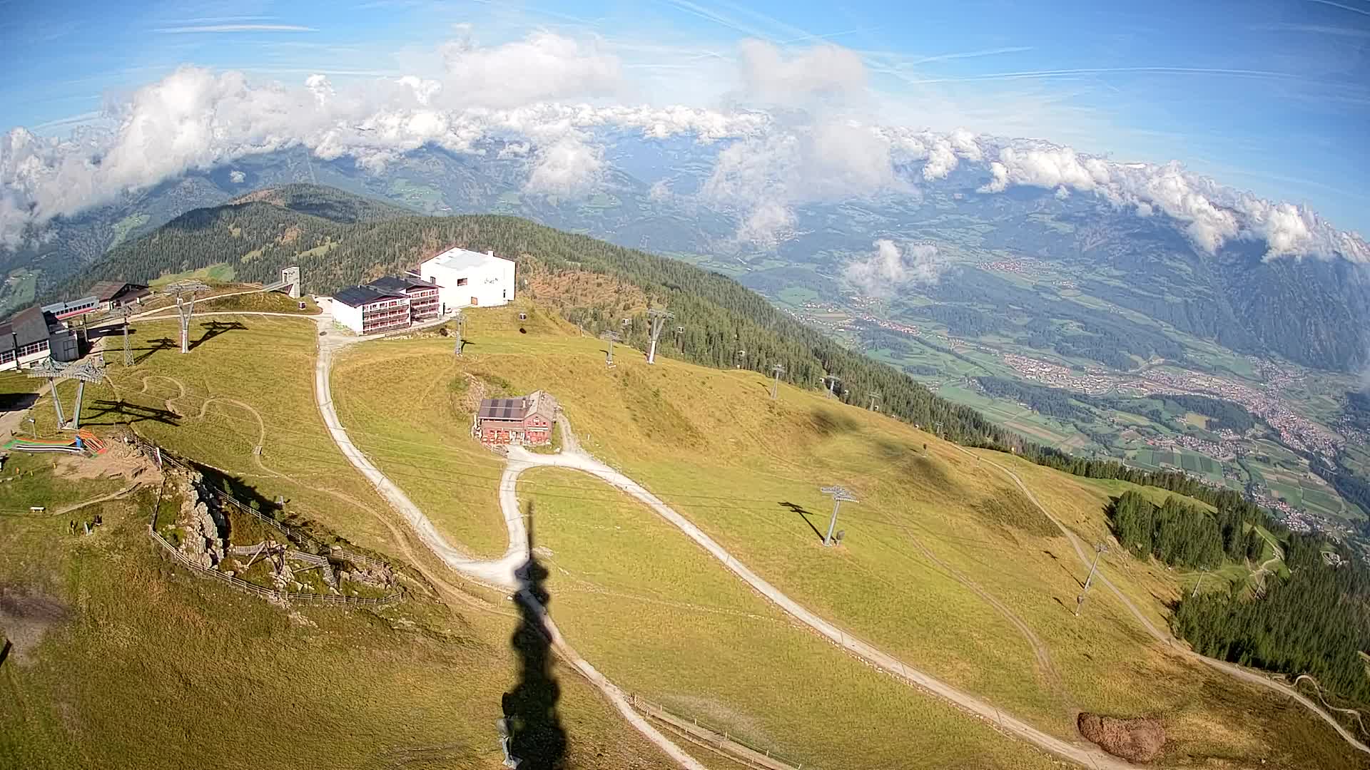 Kronplatz peak Ski resort | view to Bruneck