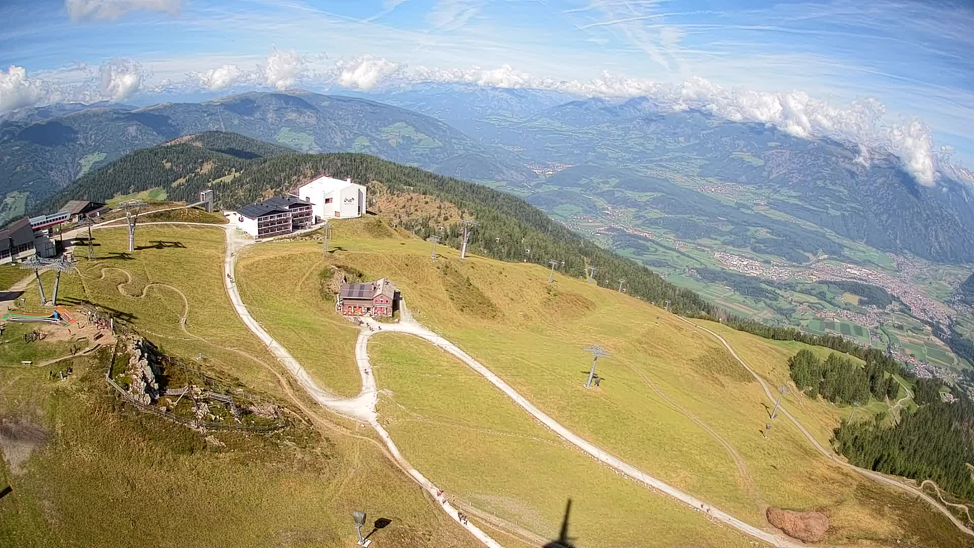 Smučišče Kronplatz – vrh | pogled na Bruneck