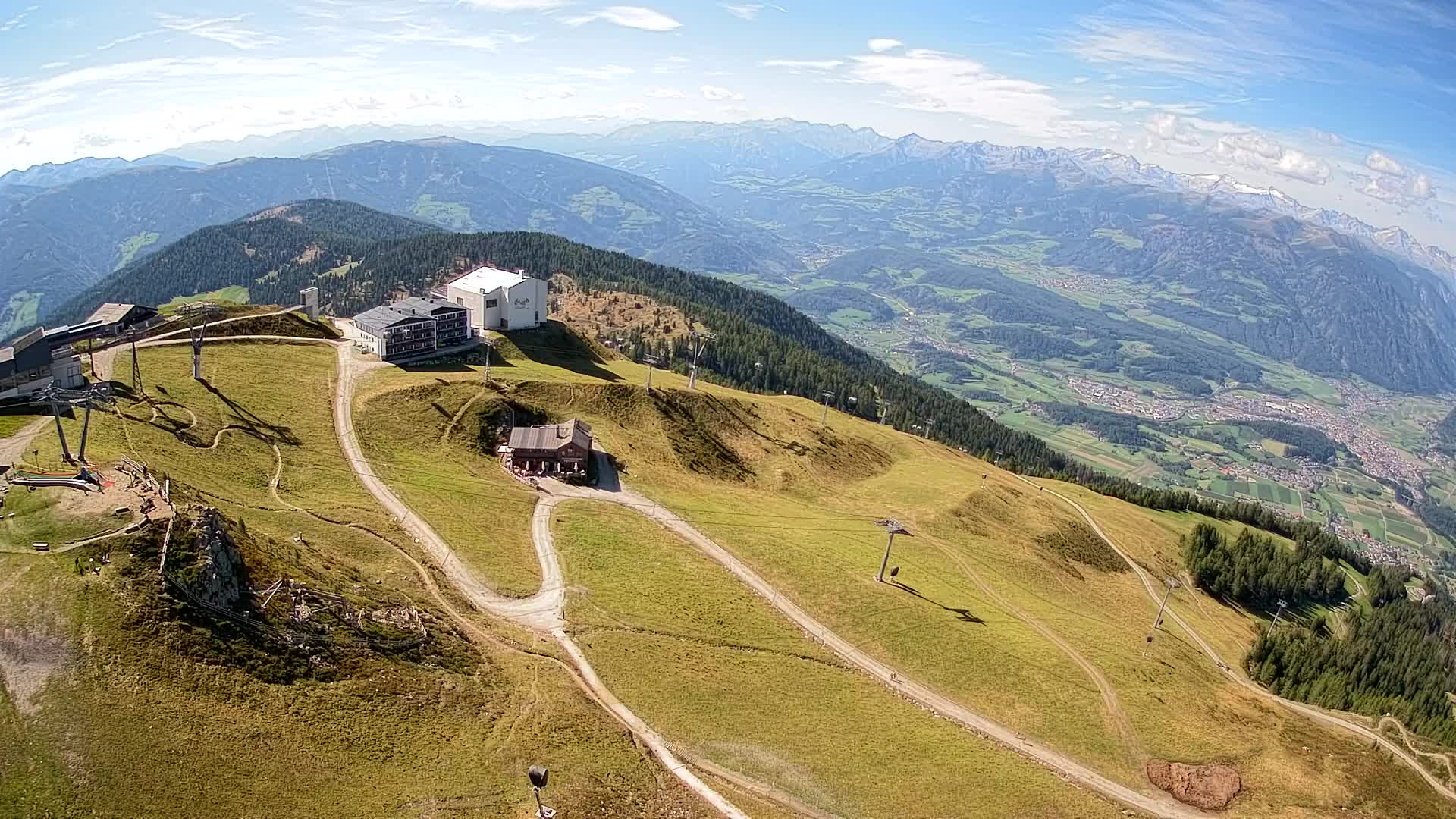 Stazione sciistica di Plan de Corones | vista su Brunico