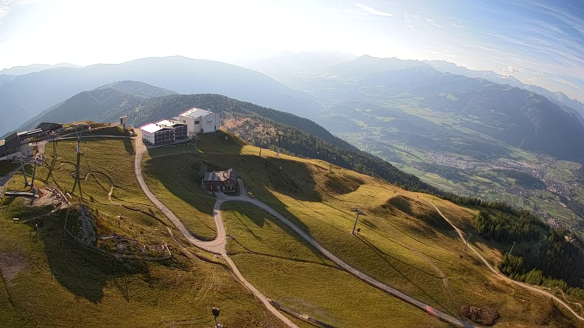 Kronplatz peak Ski resort | view to Bruneck
