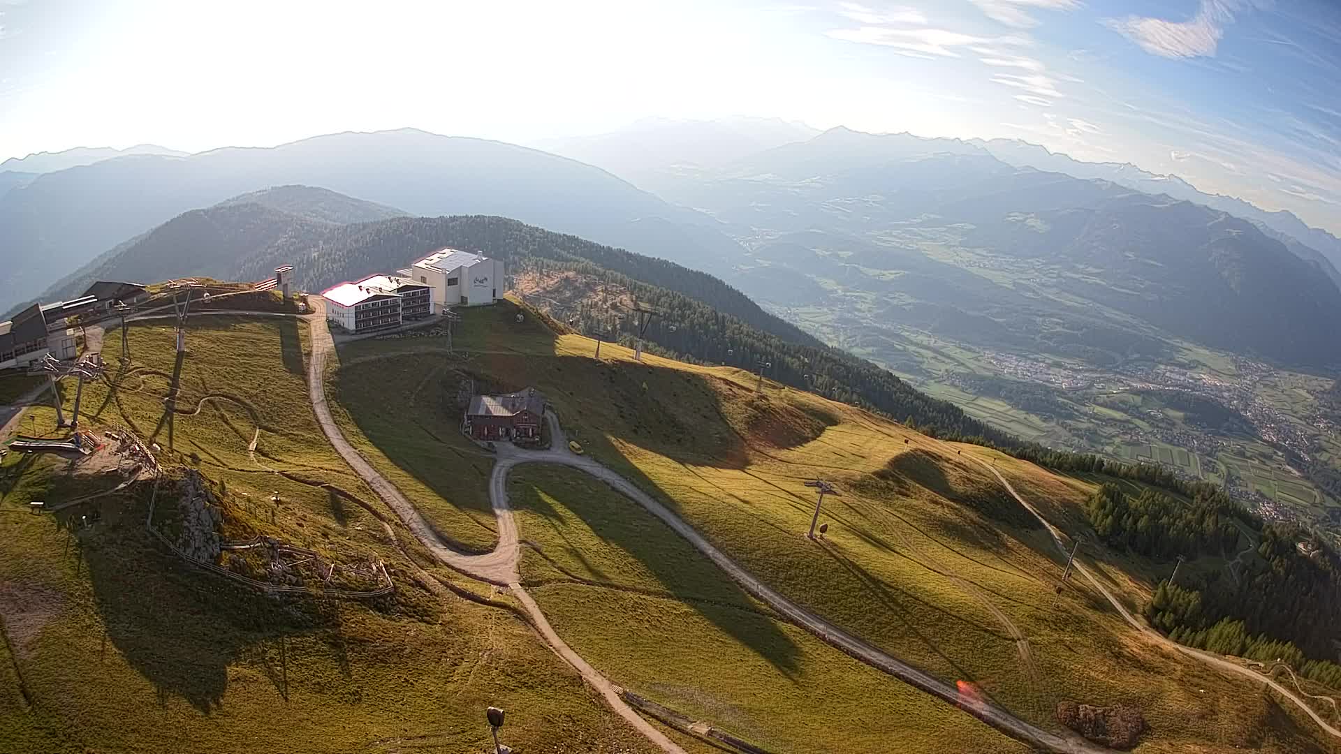 Kronplatz peak Ski resort | view to Bruneck