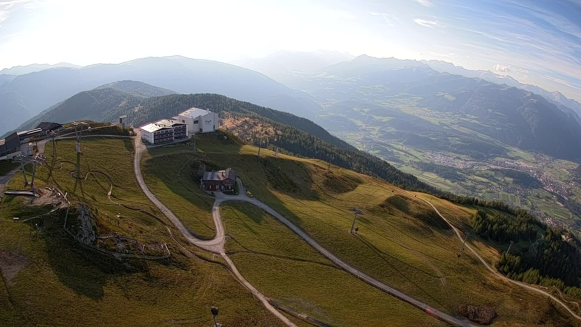 Kronplatz peak Ski resort | view to Bruneck