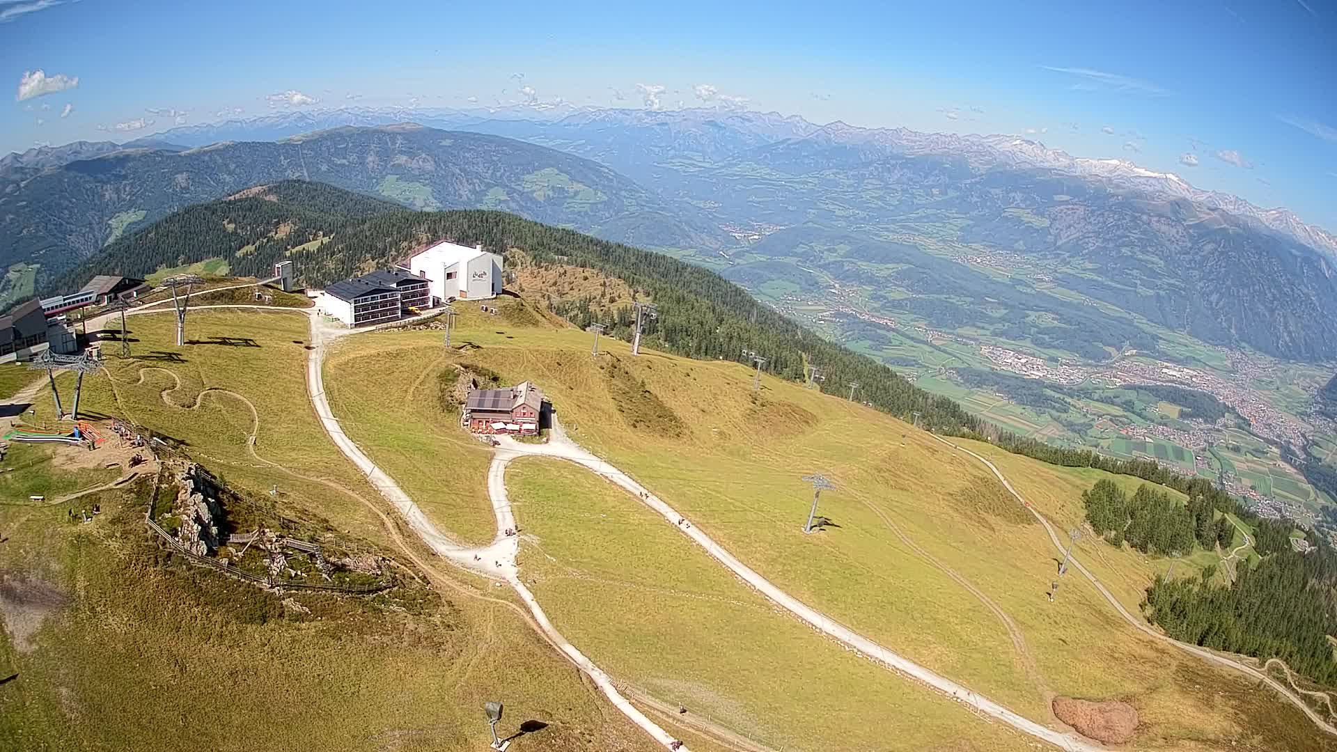 Smučišče Kronplatz – vrh | pogled na Bruneck