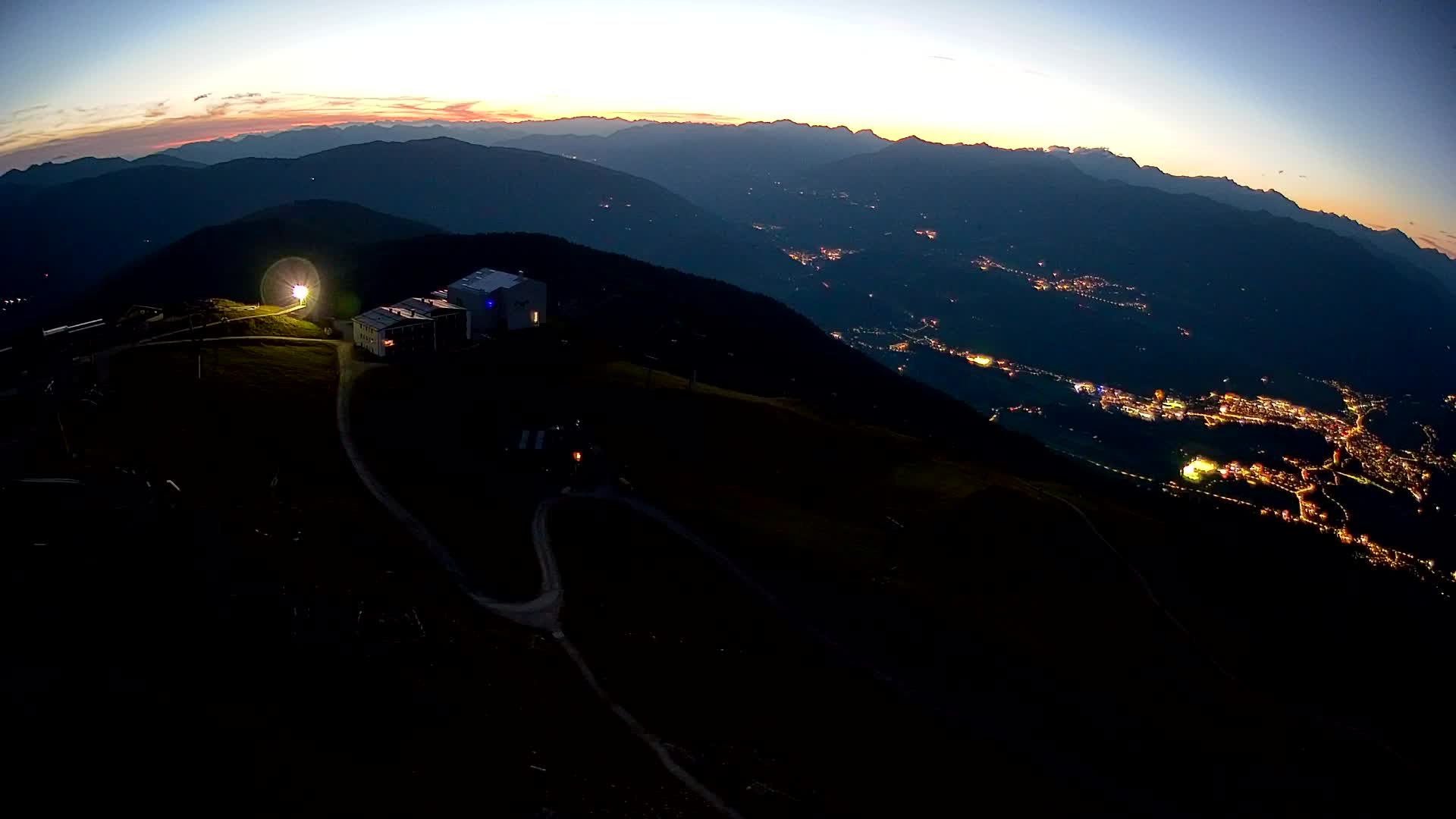 Kronplatz peak Ski resort | view to Bruneck