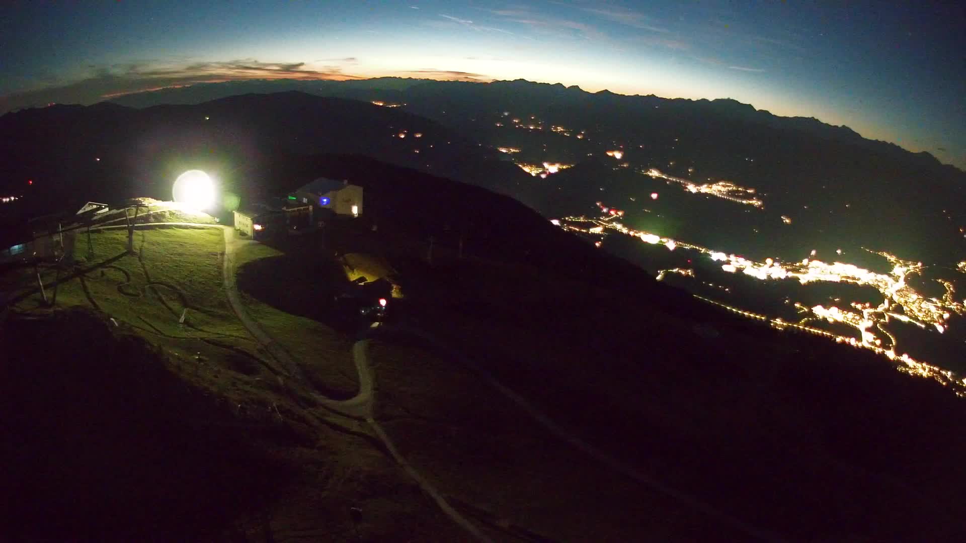 Skigebiet Kronplatz Gipfel | Blick auf Bruneck