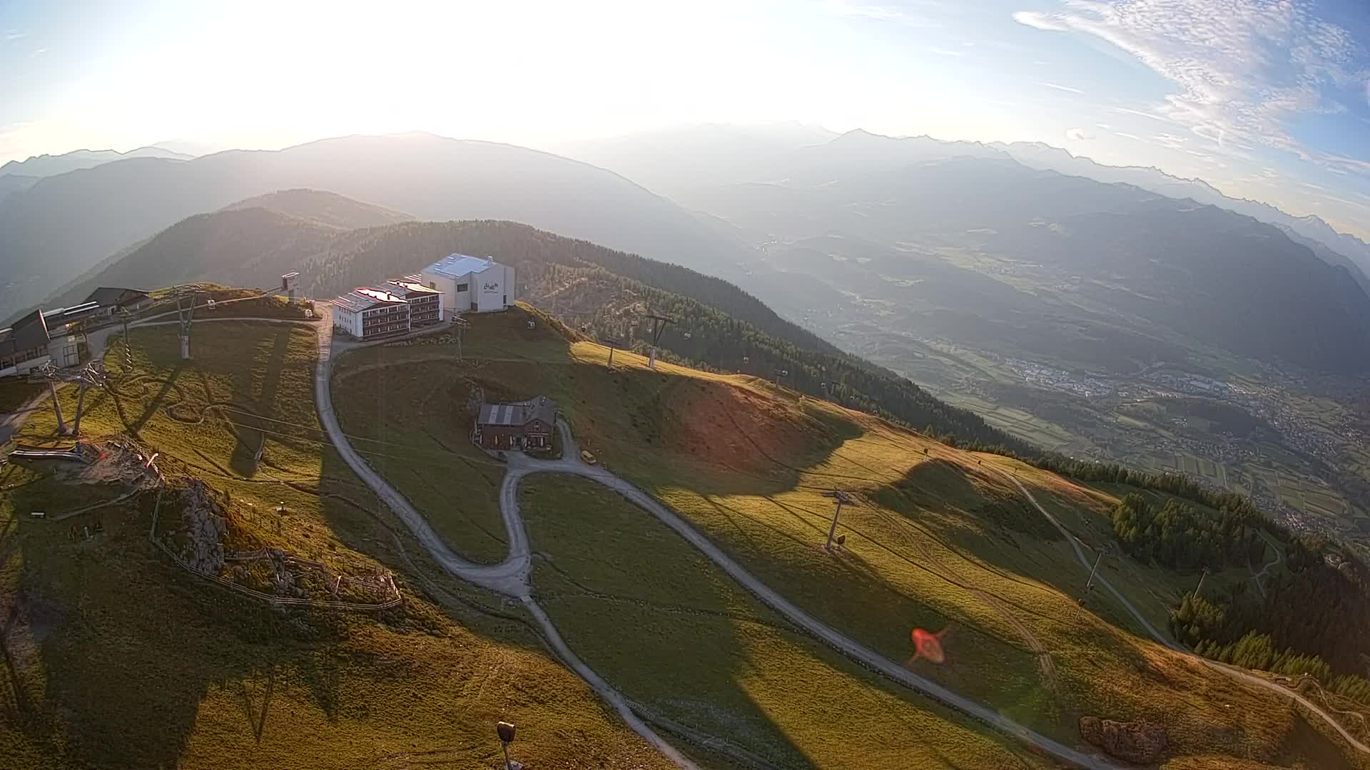 Skigebiet Kronplatz Gipfel | Blick auf Bruneck