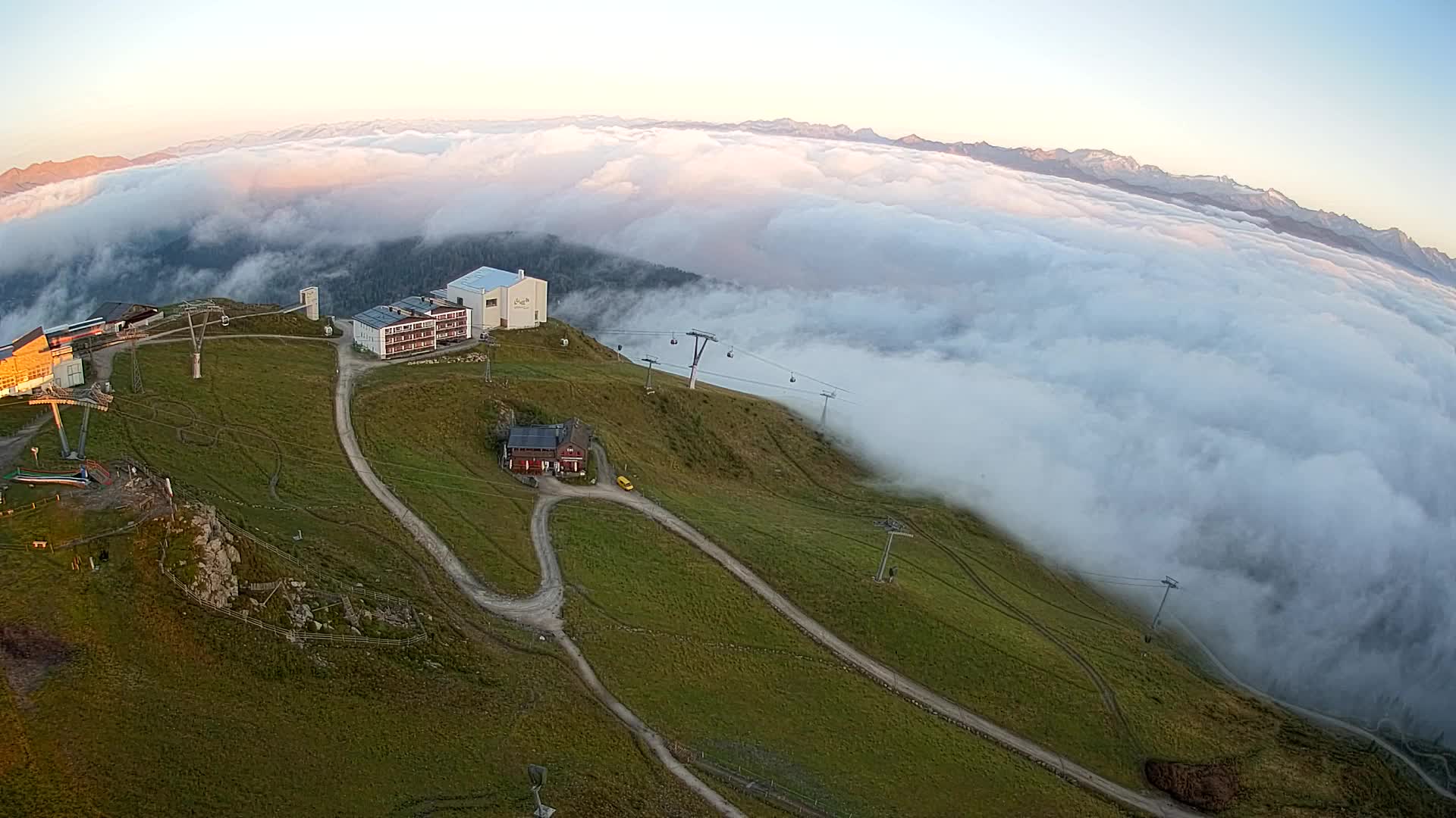 Smučišče Kronplatz – vrh | pogled na Bruneck