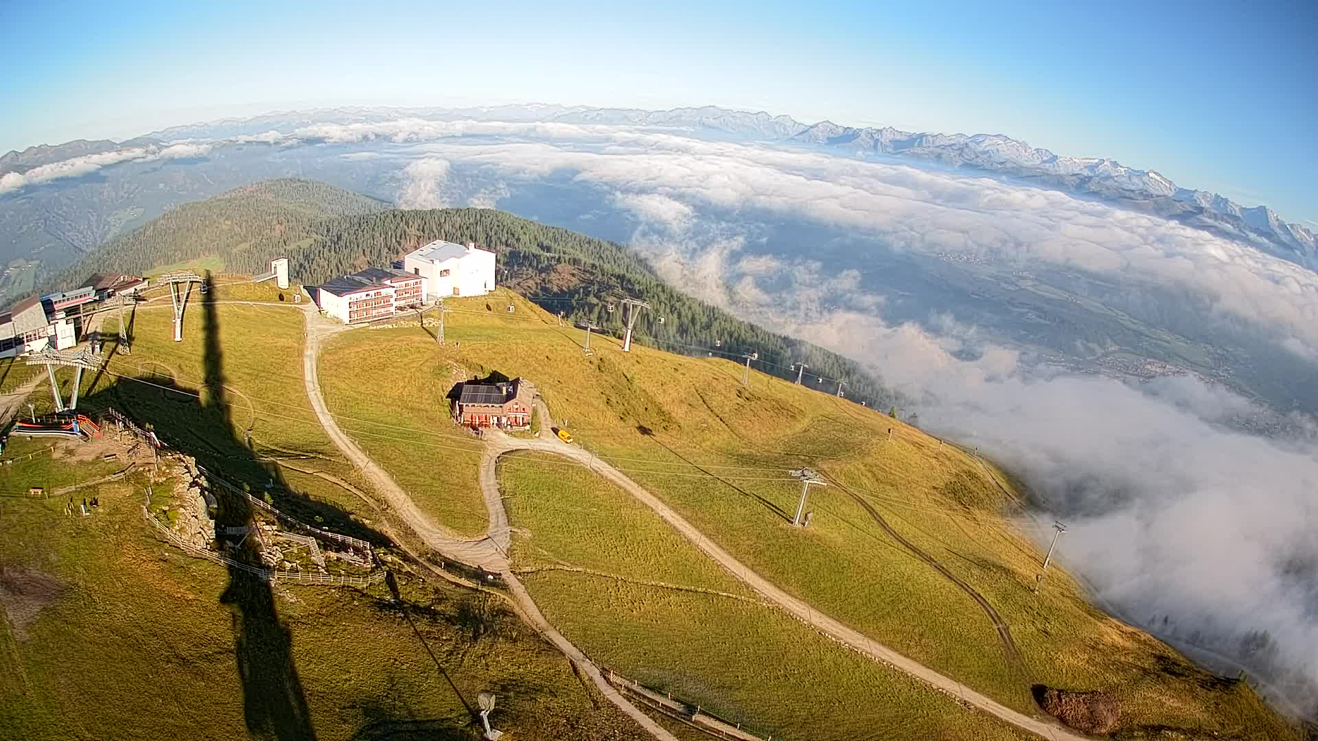 Smučišče Kronplatz – vrh | pogled na Bruneck