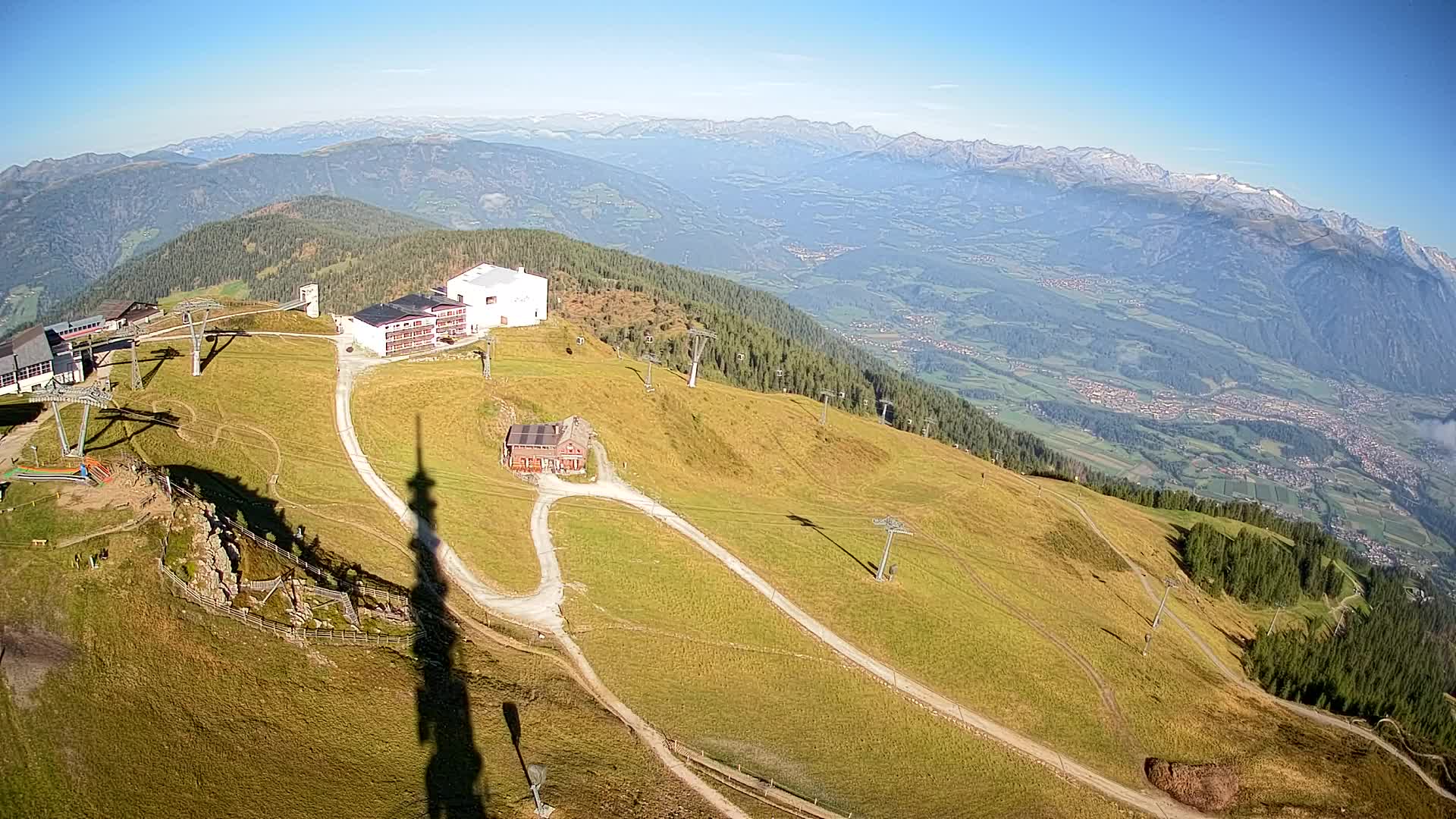 Kronplatz peak Ski resort | view to Bruneck