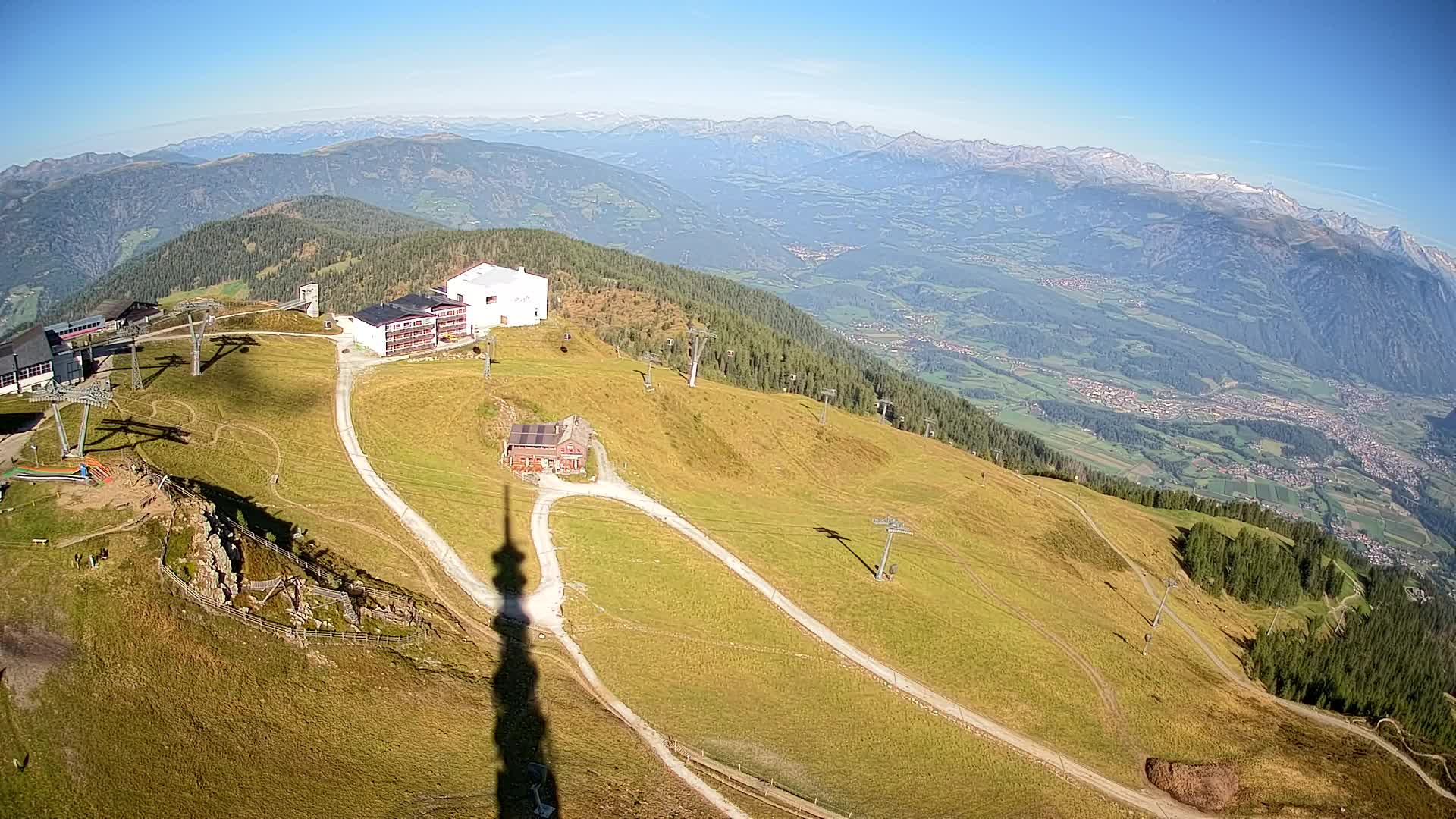 Stazione sciistica di Plan de Corones | vista su Brunico