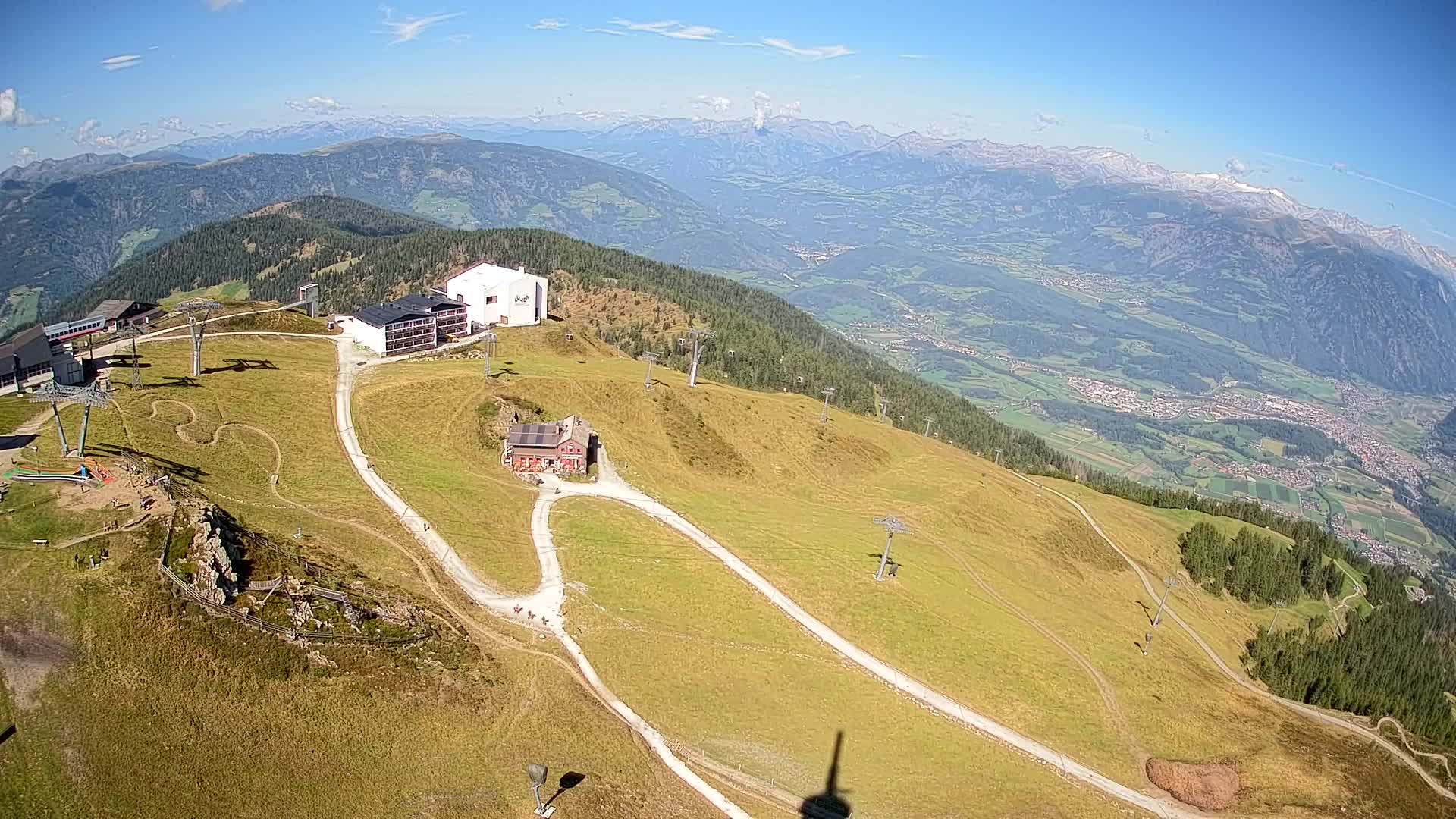 Stazione sciistica di Plan de Corones | vista su Brunico