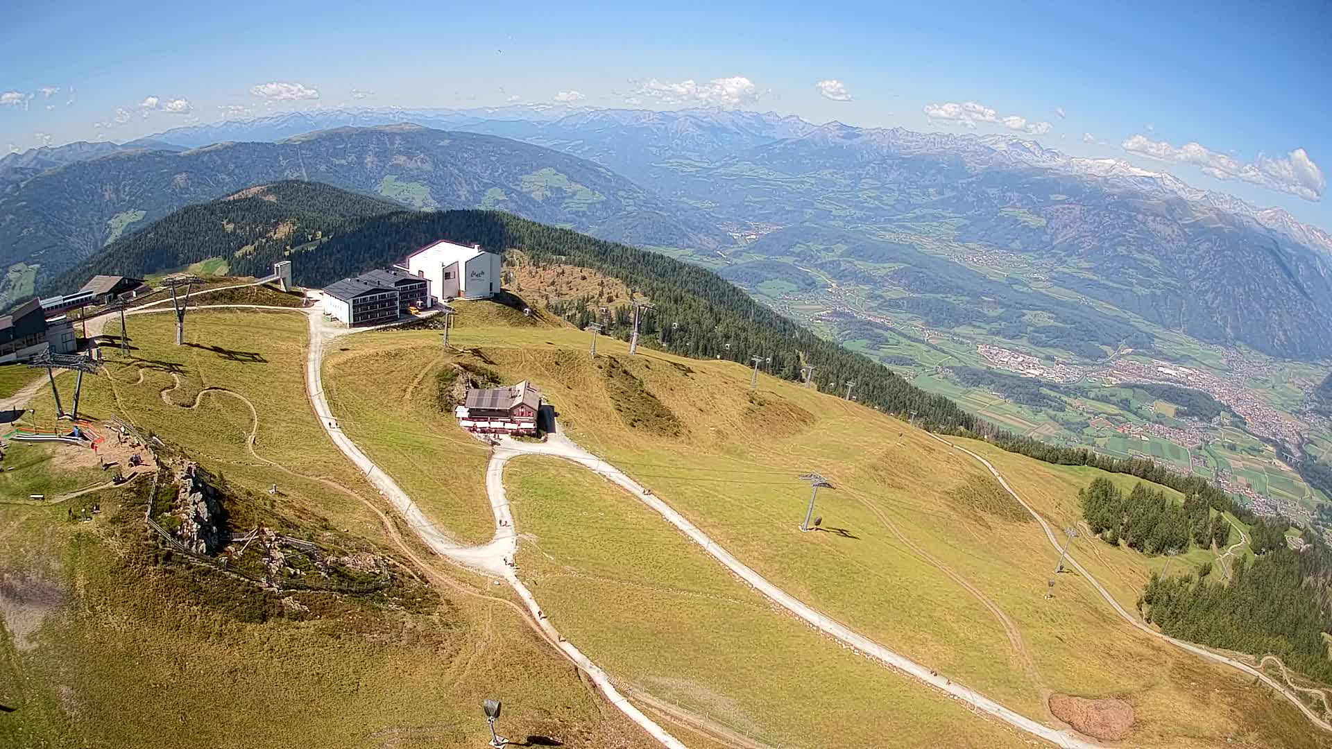 Kronplatz peak Ski resort | view to Bruneck