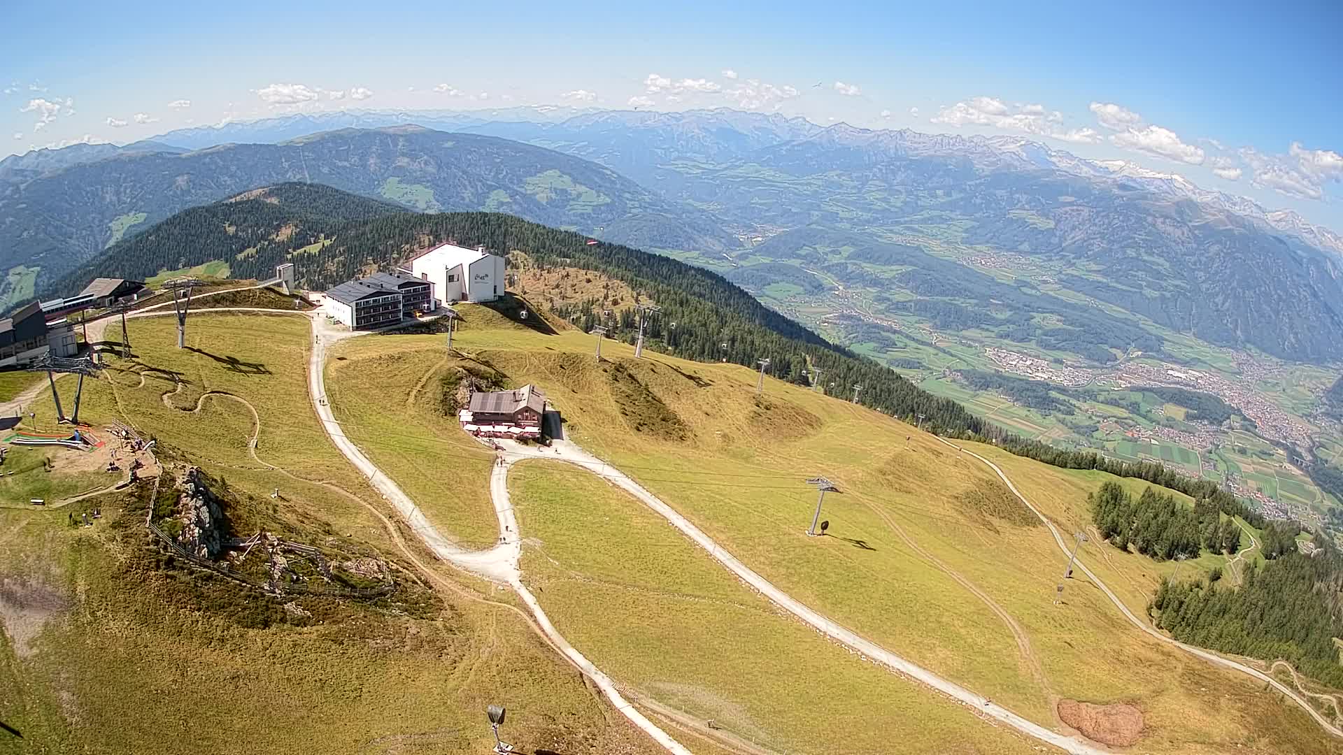 Kronplatz peak Ski resort | view to Bruneck