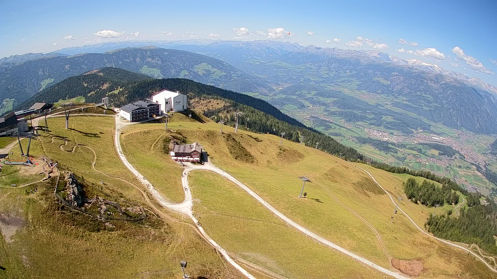 Kronplatz peak Ski resort | view to Bruneck