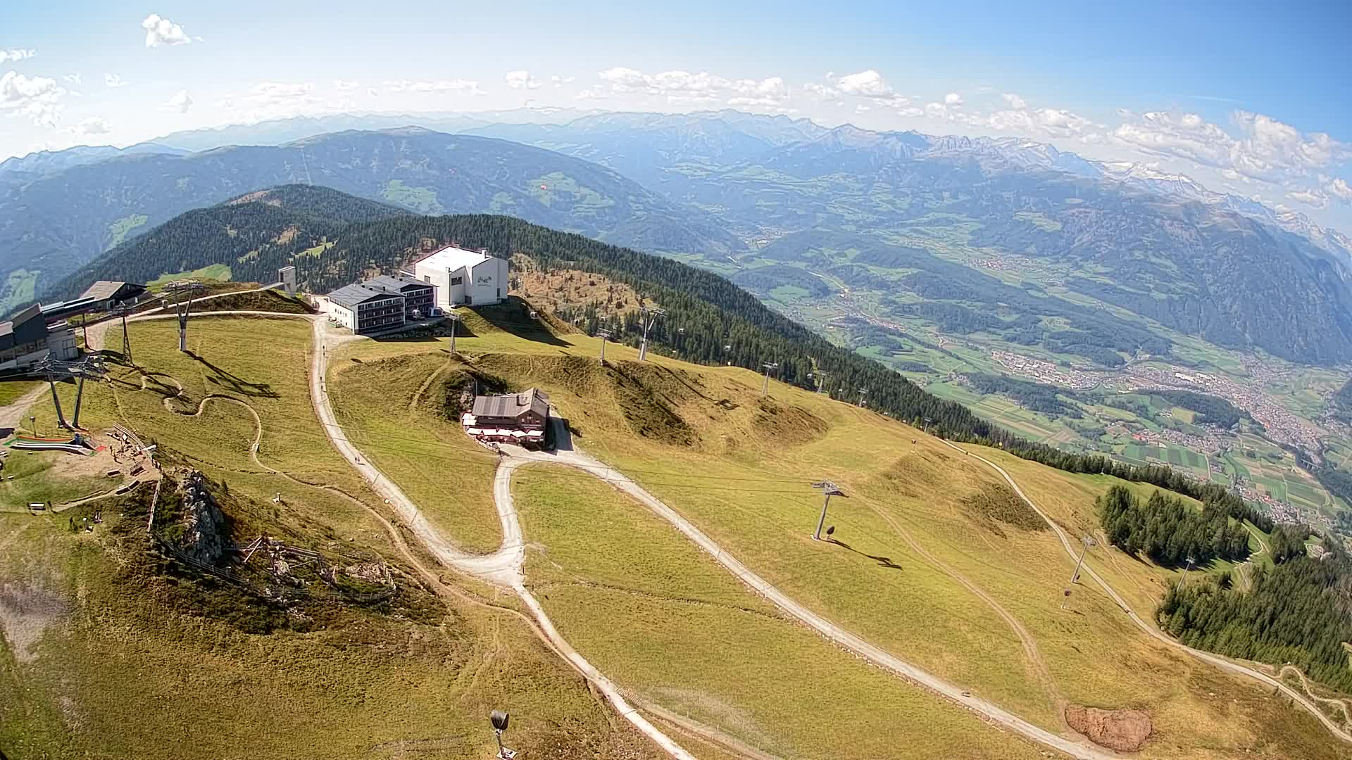 Smučišče Kronplatz – vrh | pogled na Bruneck
