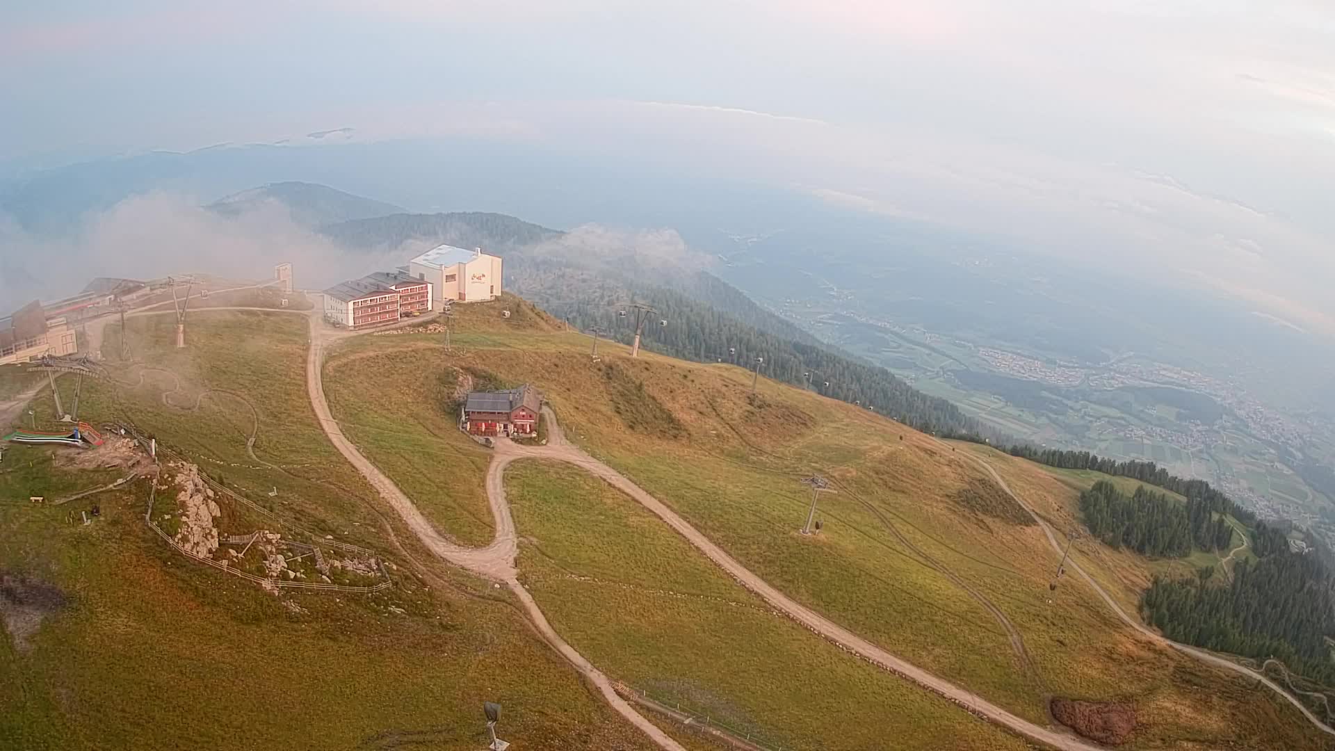 Smučišče Kronplatz – vrh | pogled na Bruneck