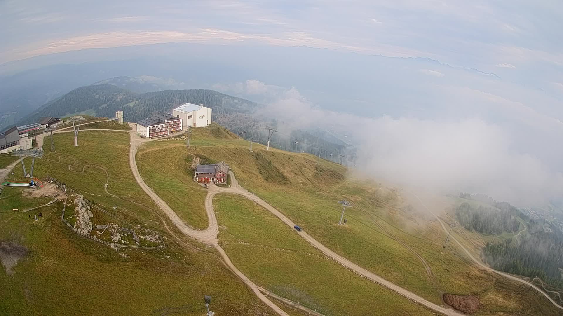 Smučišče Kronplatz – vrh | pogled na Bruneck