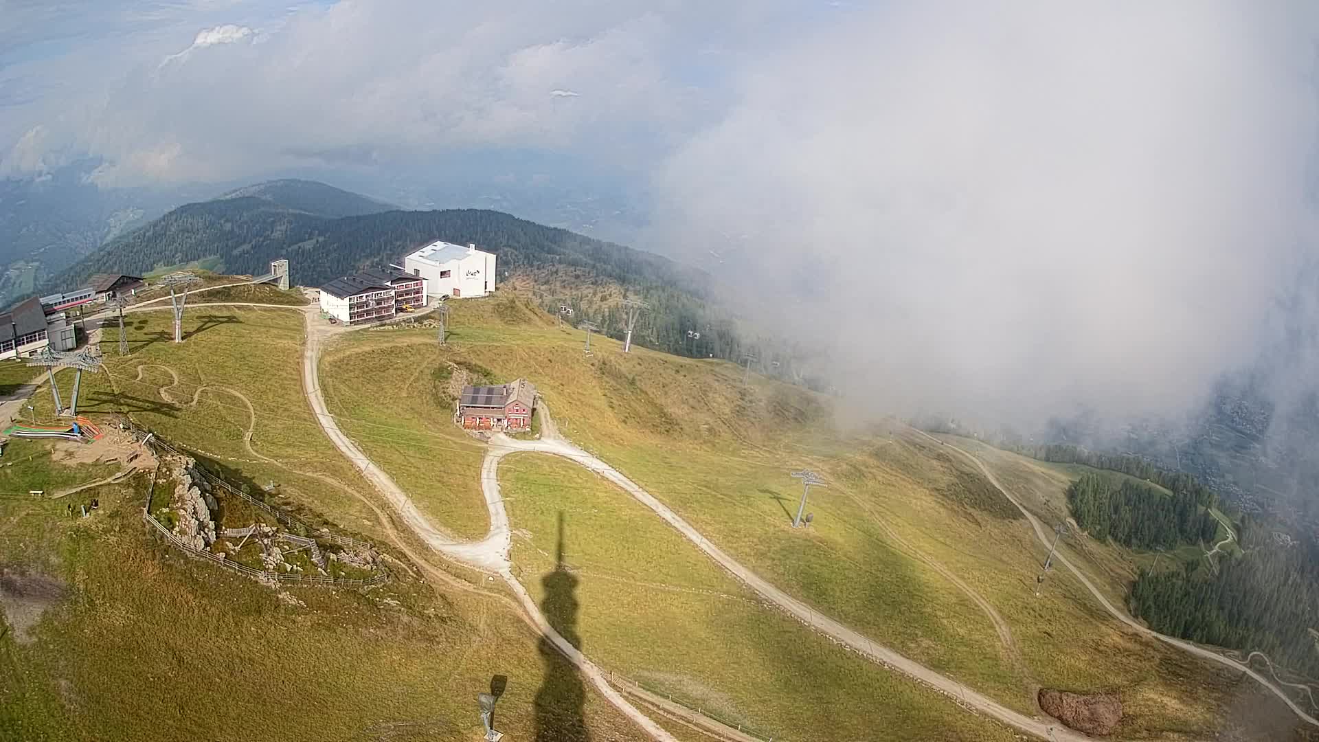 Stazione sciistica di Plan de Corones | vista su Brunico