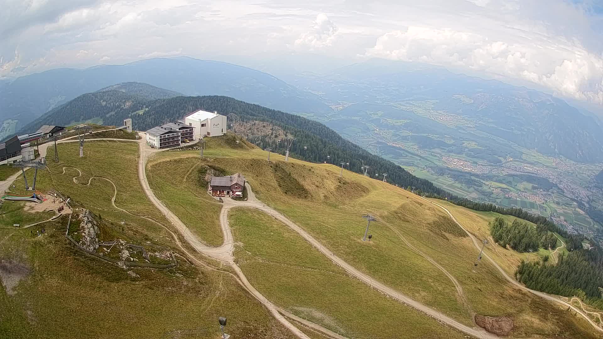 Smučišče Kronplatz – vrh | pogled na Bruneck