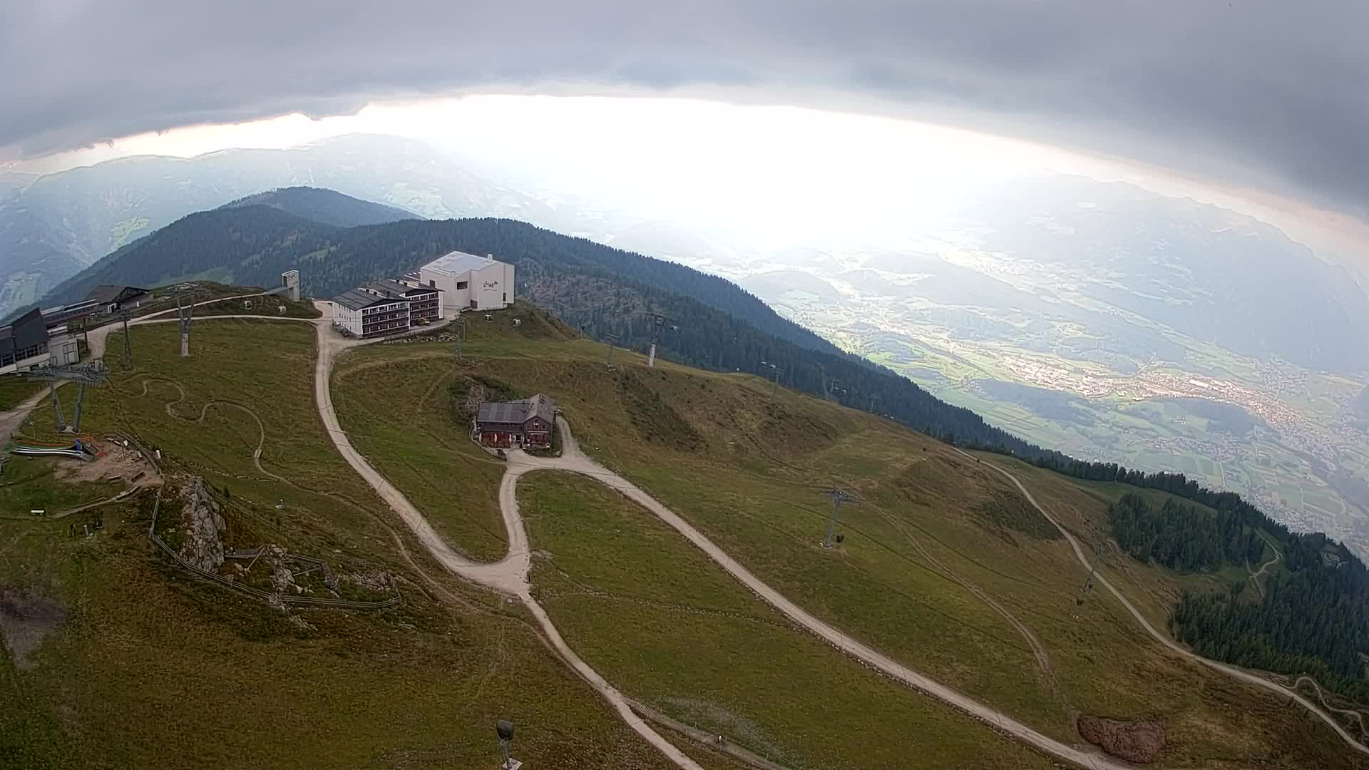 Smučišče Kronplatz – vrh | pogled na Bruneck