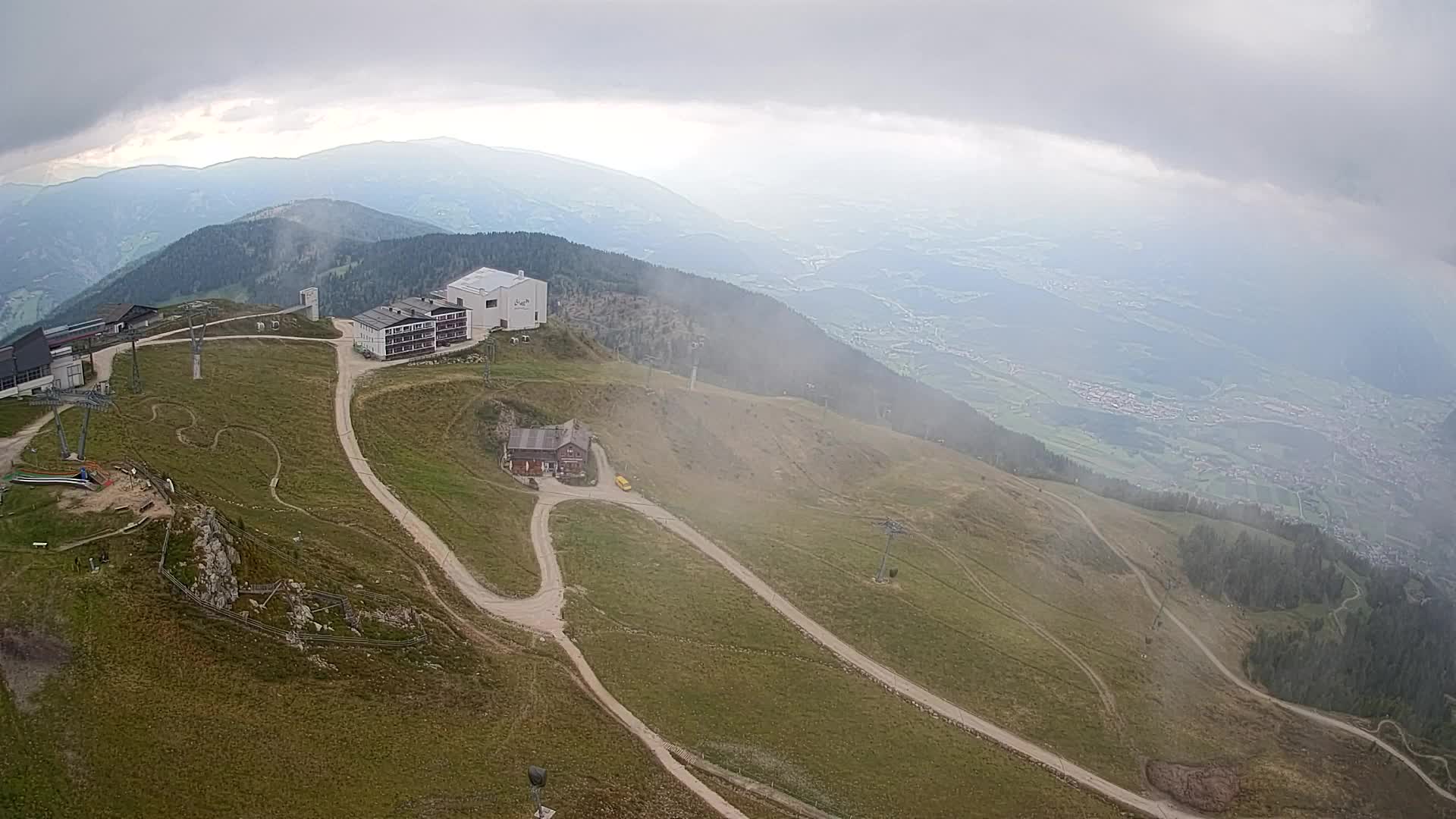 Kronplatz peak Ski resort | view to Bruneck
