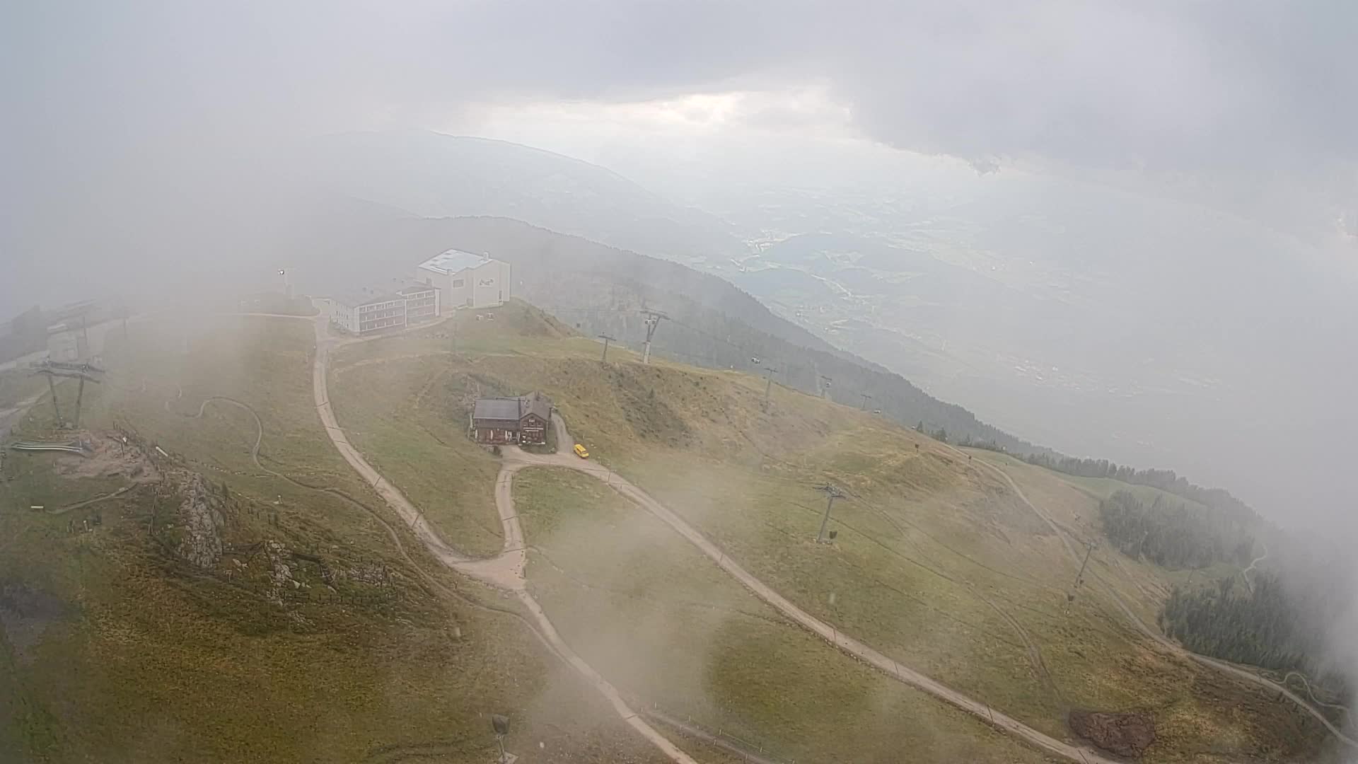Kronplatz peak Ski resort | view to Bruneck