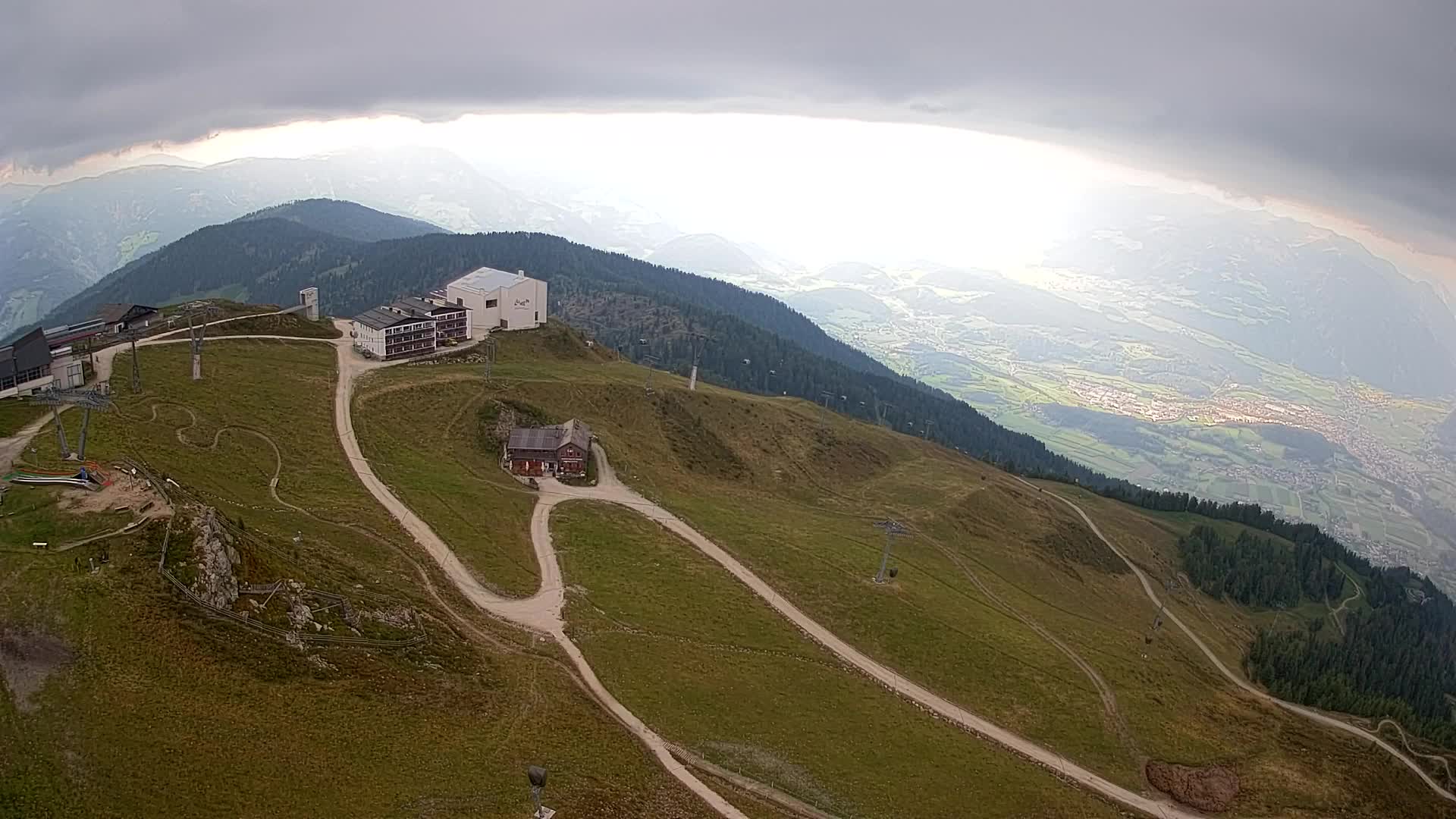 Smučišče Kronplatz – vrh | pogled na Bruneck