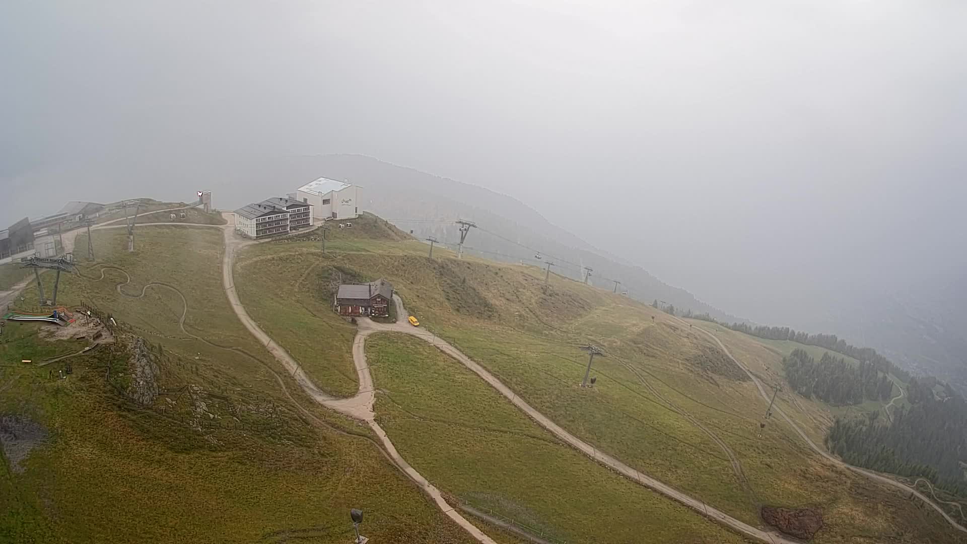 Skigebiet Kronplatz Gipfel | Blick auf Bruneck