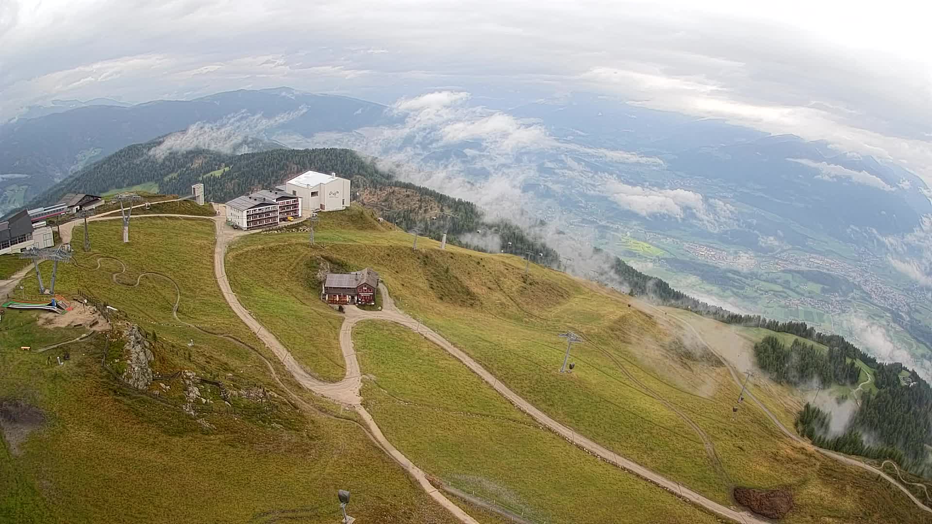 Smučišče Kronplatz – vrh | pogled na Bruneck