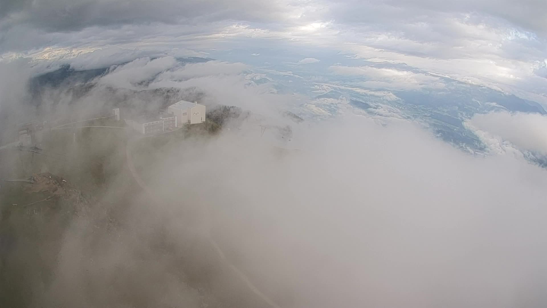 Kronplatz peak Ski resort | view to Bruneck