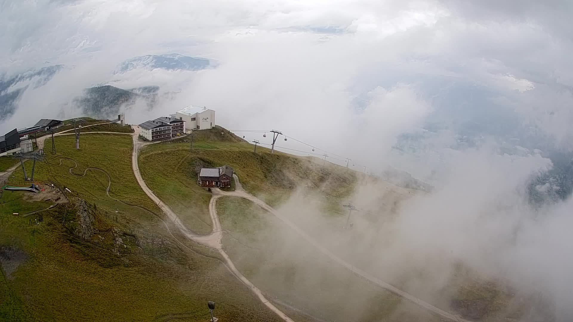 Kronplatz peak Ski resort | view to Bruneck