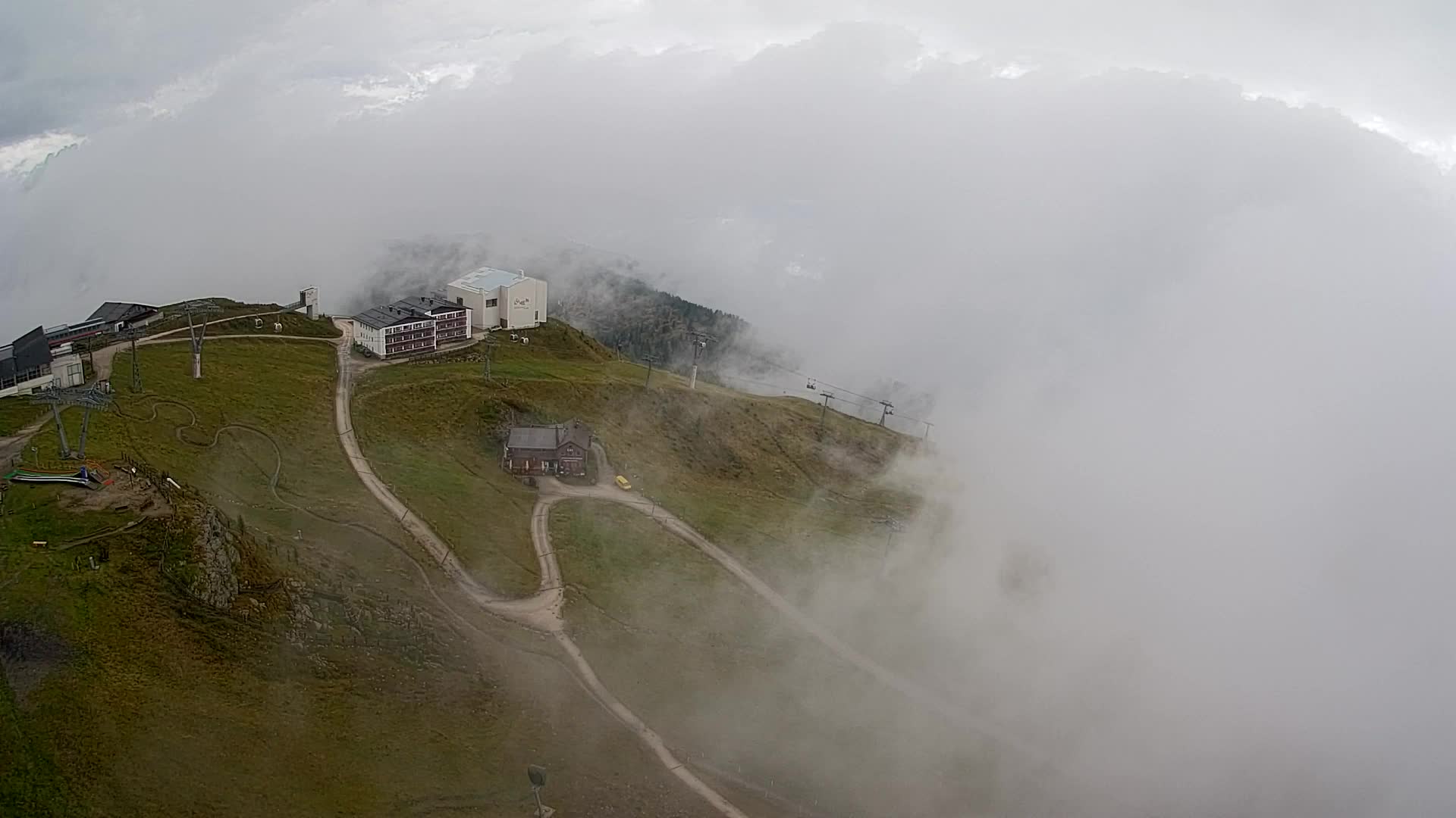 Skigebiet Kronplatz Gipfel | Blick auf Bruneck