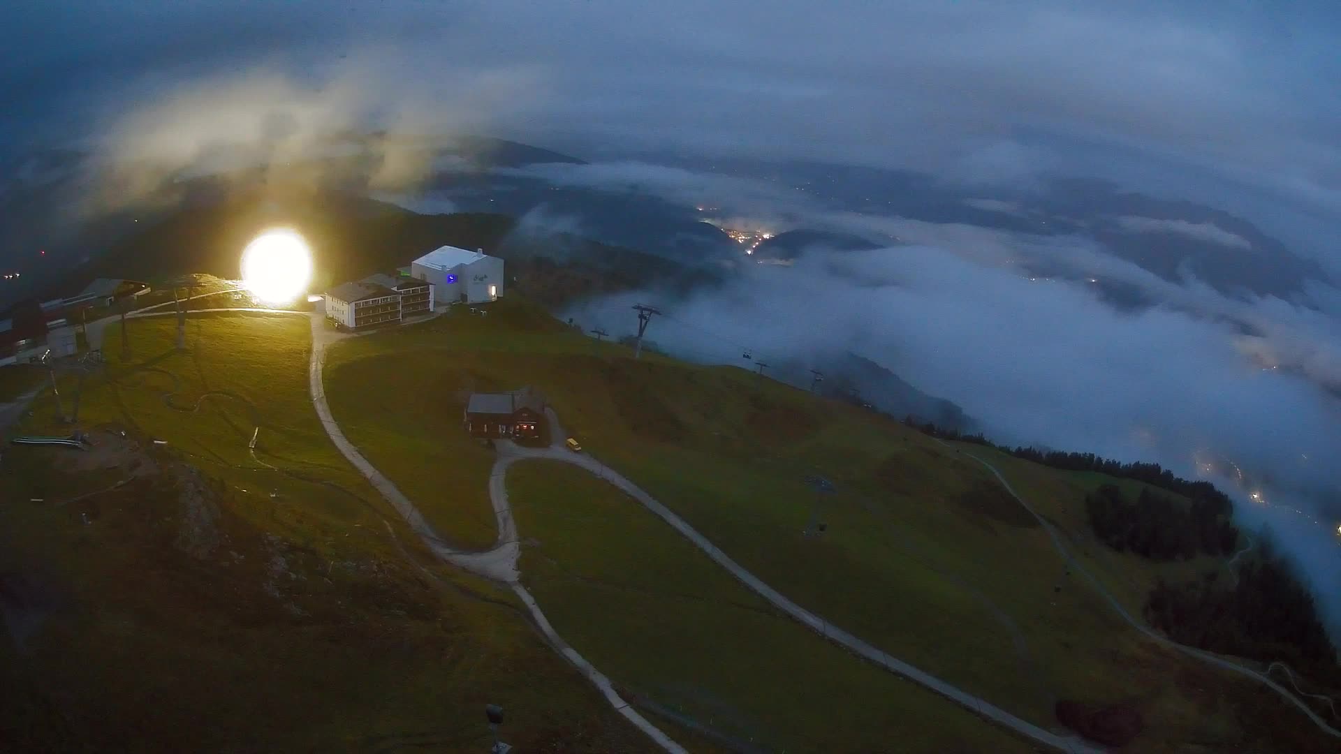 Skigebiet Kronplatz Gipfel | Blick auf Bruneck