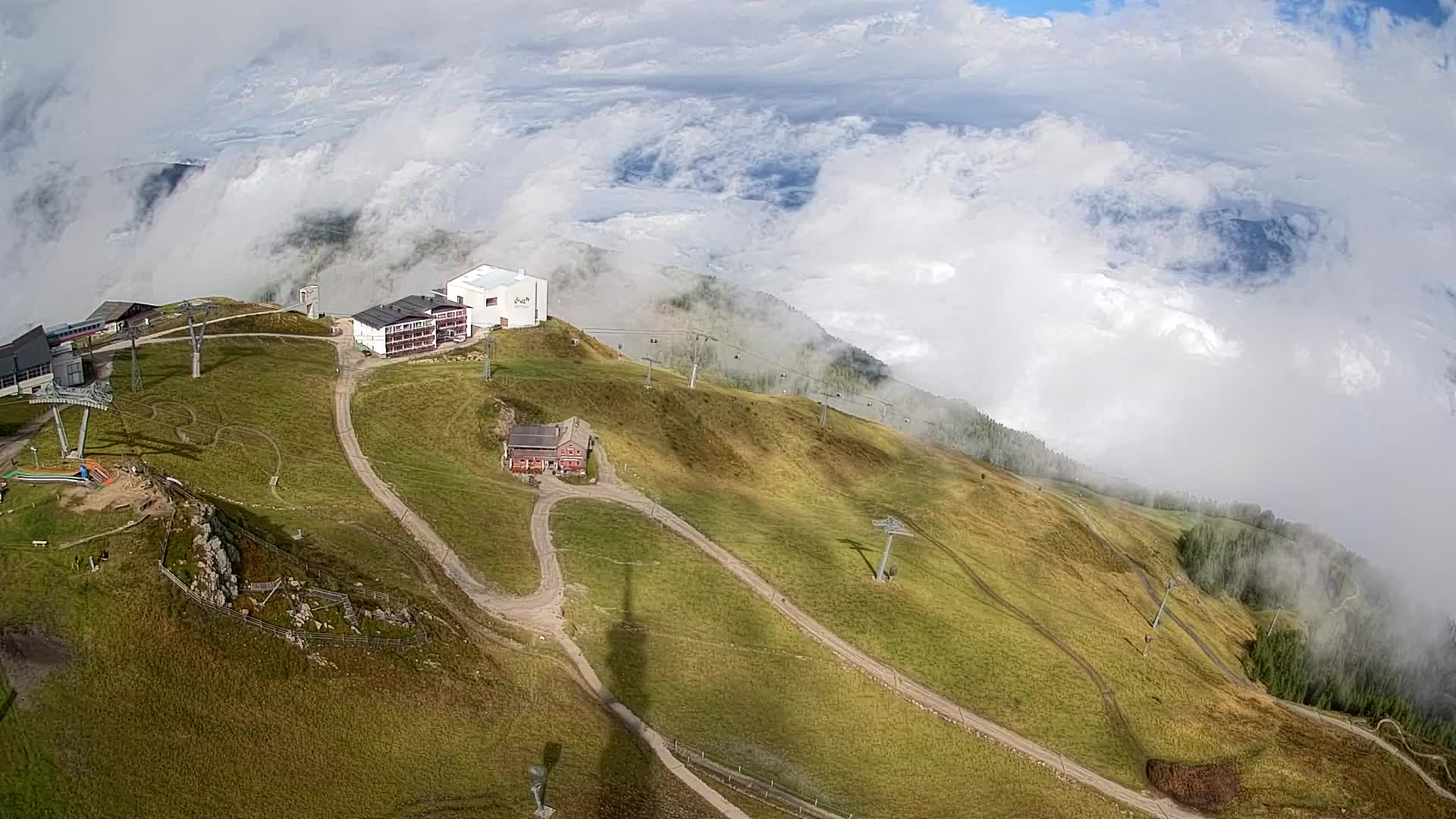 Smučišče Kronplatz – vrh | pogled na Bruneck