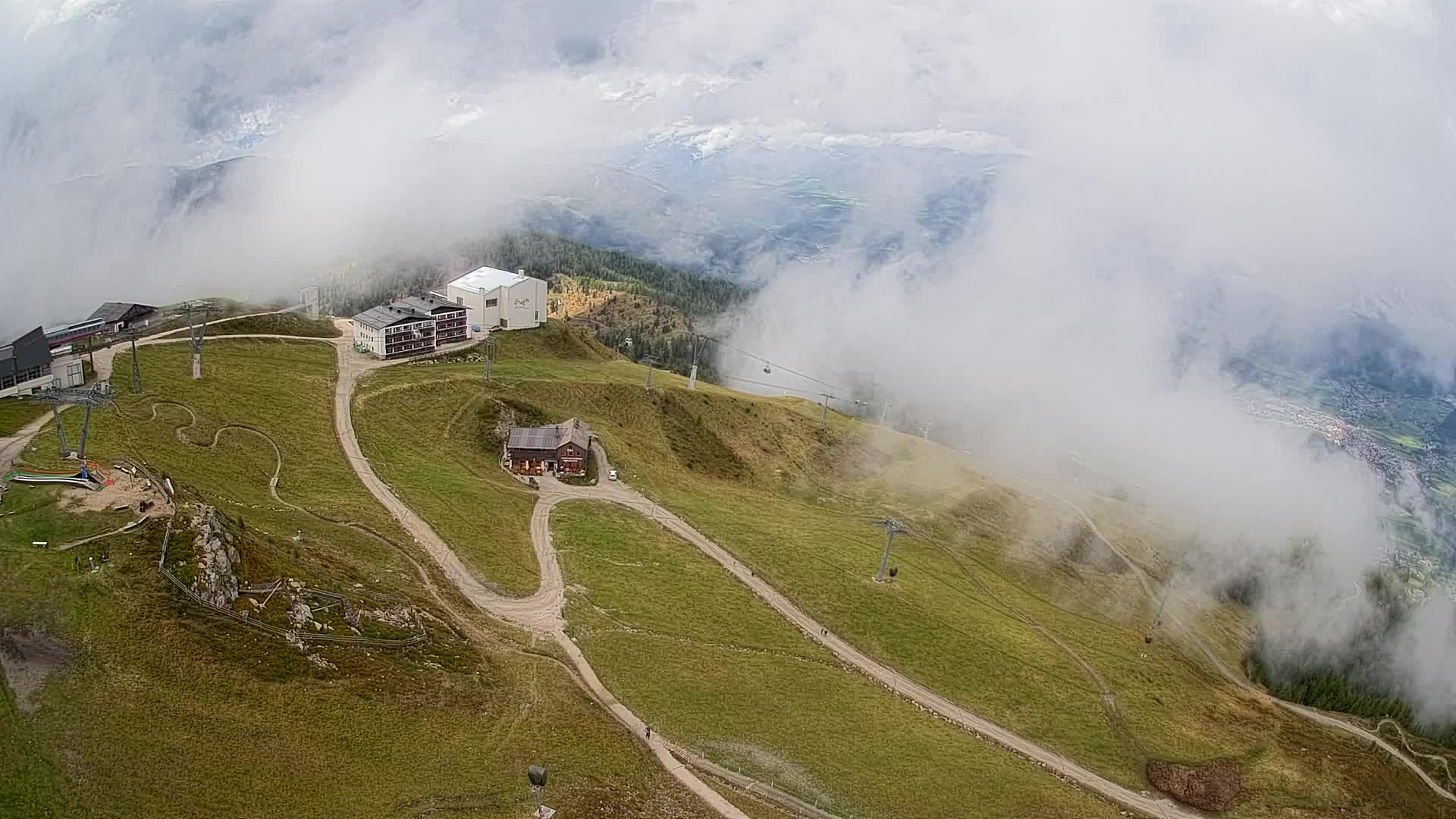 Smučišče Kronplatz – vrh | pogled na Bruneck