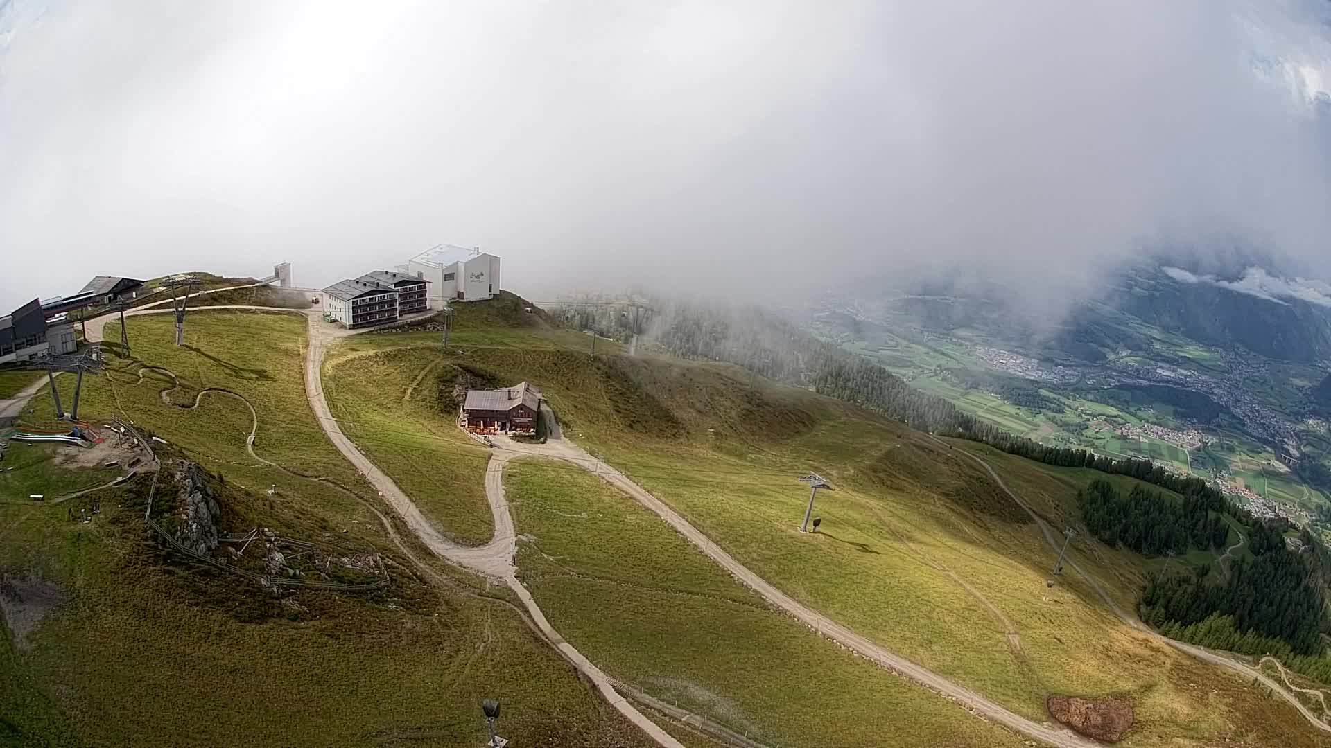 Stazione sciistica di Plan de Corones | vista su Brunico