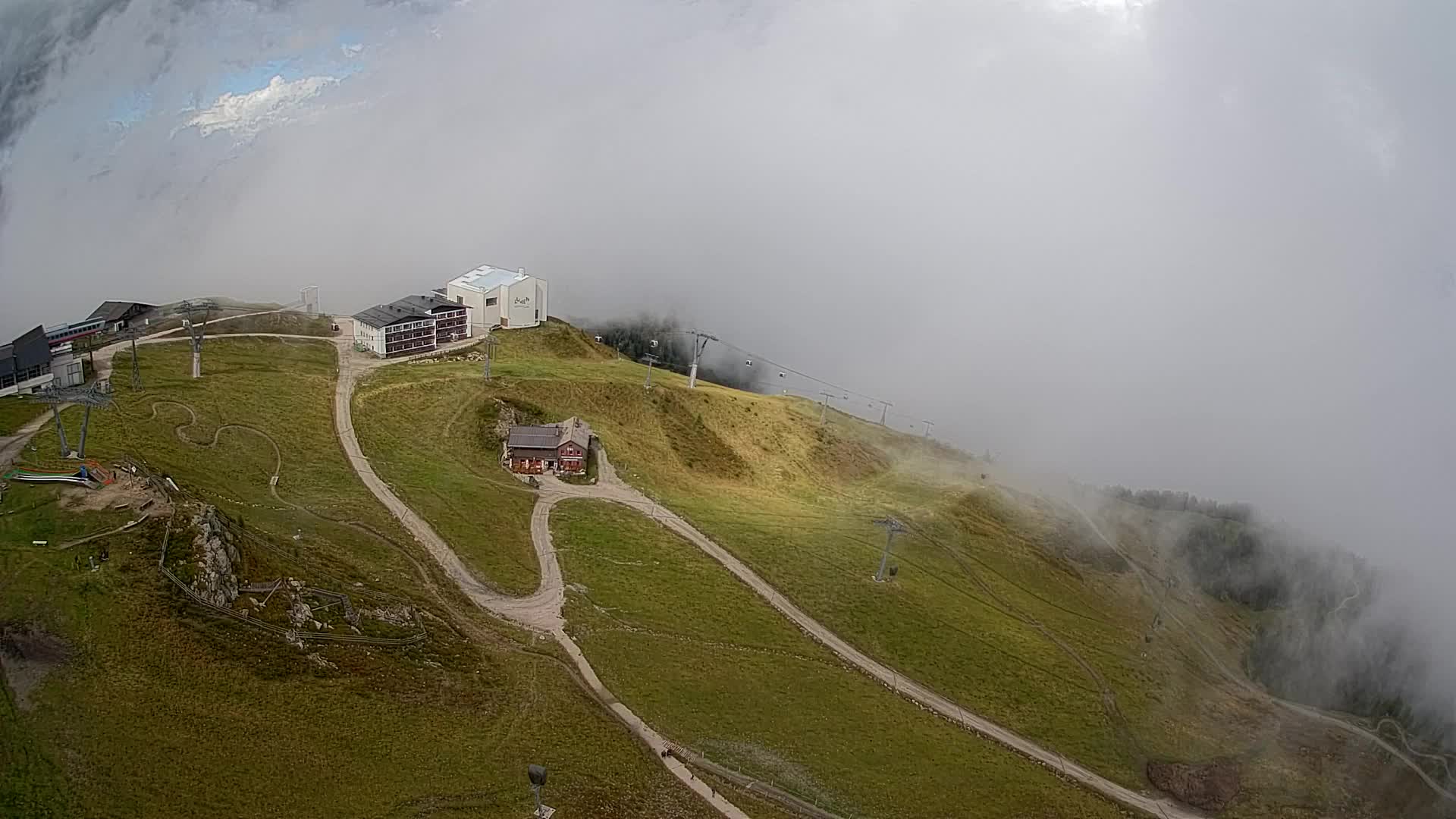 Kronplatz peak Ski resort | view to Bruneck