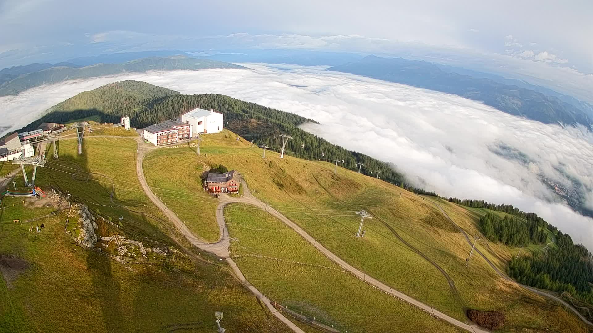 Smučišče Kronplatz – vrh | pogled na Bruneck