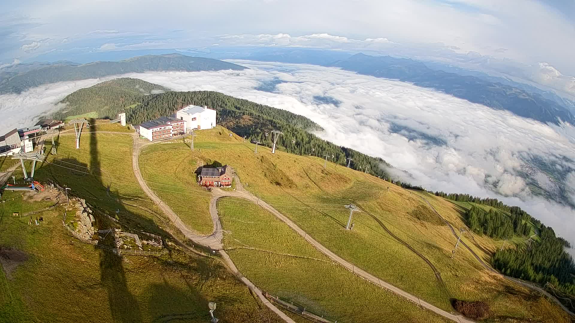 Smučišče Kronplatz – vrh | pogled na Bruneck