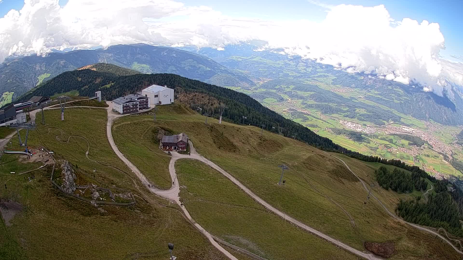 Smučišče Kronplatz – vrh | pogled na Bruneck